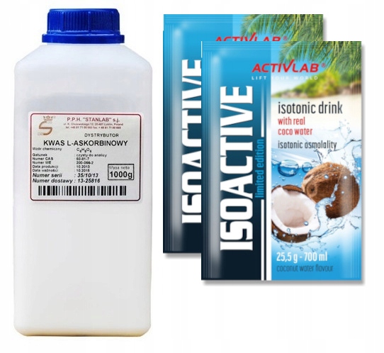 

Stanlab kwas L-askorbinowy 1kg 1000g Czysty