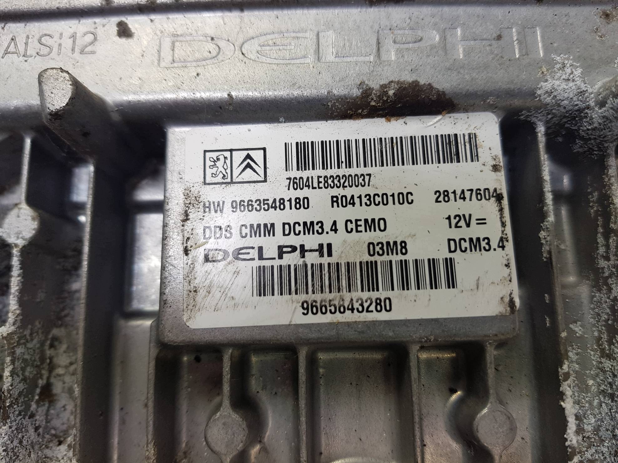 computer motore ECU 9663548180 CITROEN C5