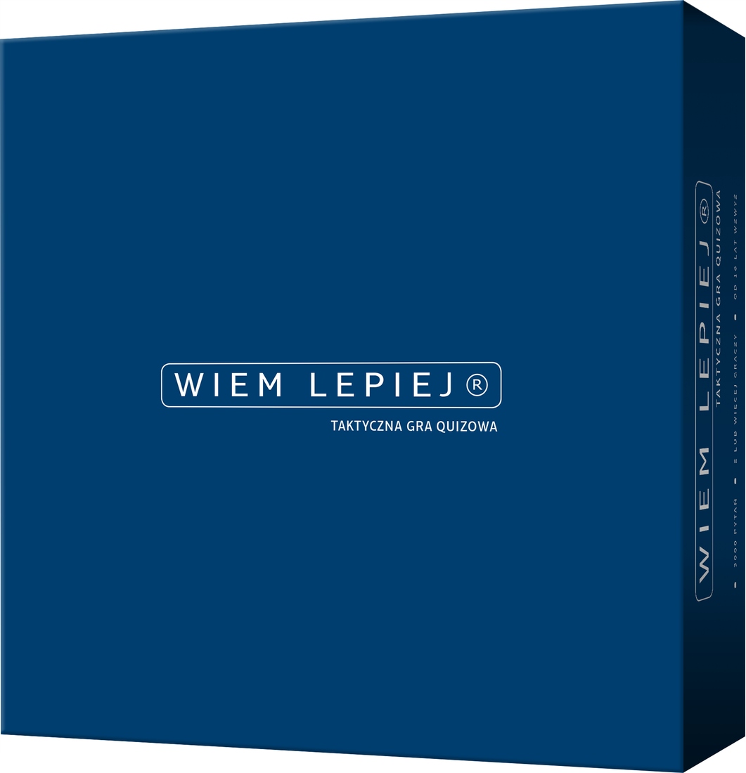 

Wiem Lepiej Gra planszowa rodzinna Quiz Rebel Pl