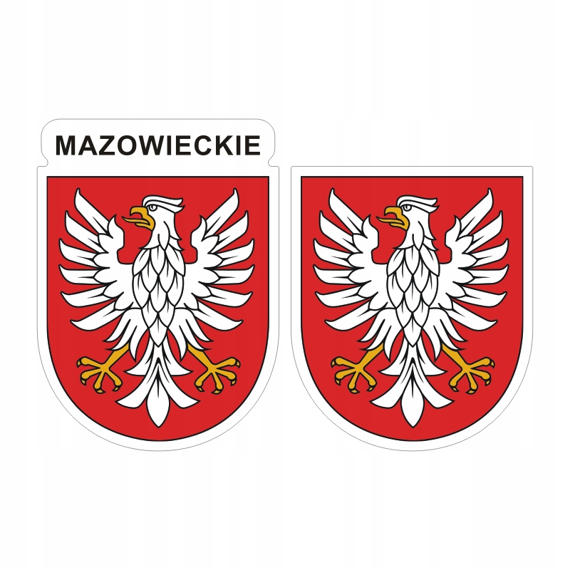 

Naklejki herb województwa mazowieckiego