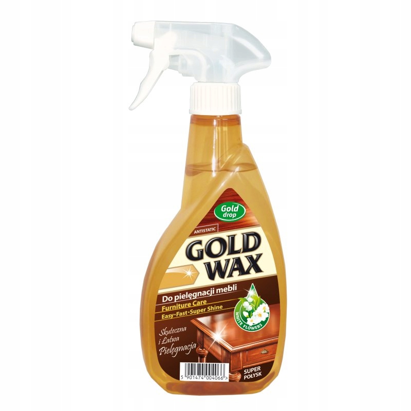 GOLD WAX płyn do pielęgnacji mebli 400ml (spray)
