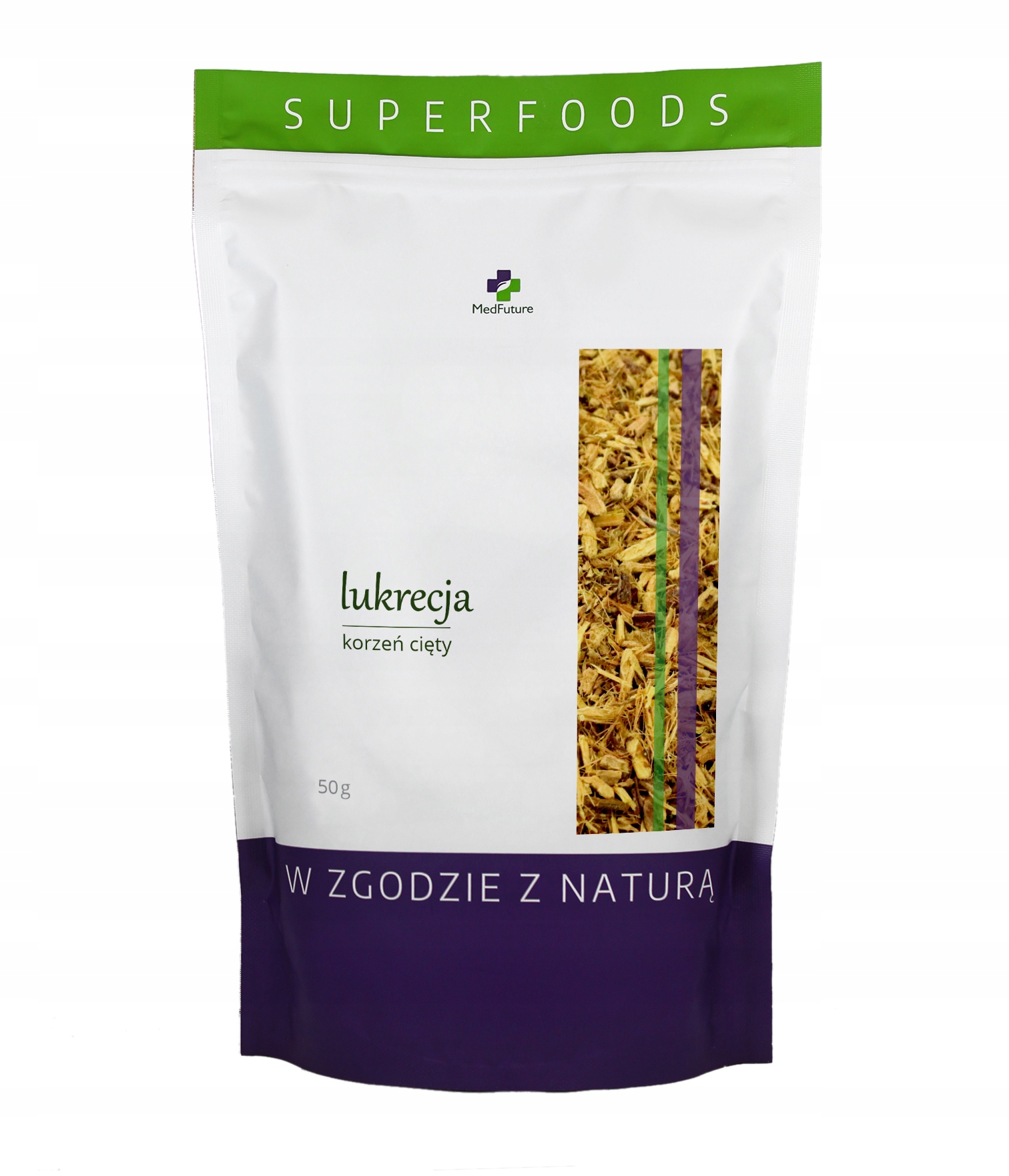 

Lukrecja korzeń cięty suszony 50 g