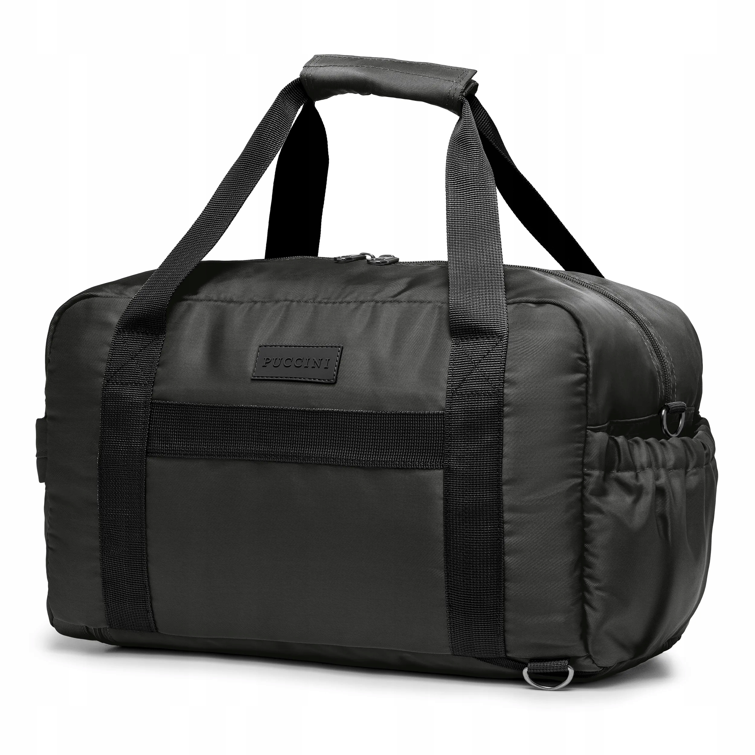 Puccini Cestovní sportovní taška 2v1 s funkcí batohu Černá TD247-1