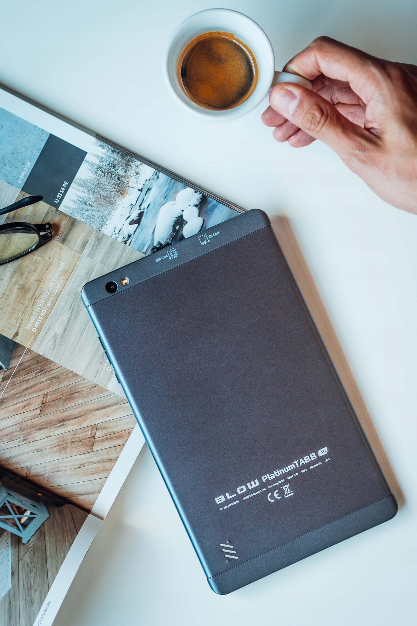 TABLET 8" 4G LTE 4/128GB WiFi SIM GPS HD ANDROID ŁADOWARKA KABEL ZESTAW System operacyjny Android