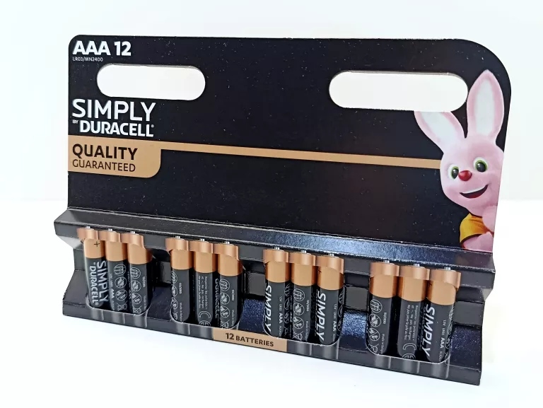 Щелочная батарея Duracell AAA (R3) 12 шт.