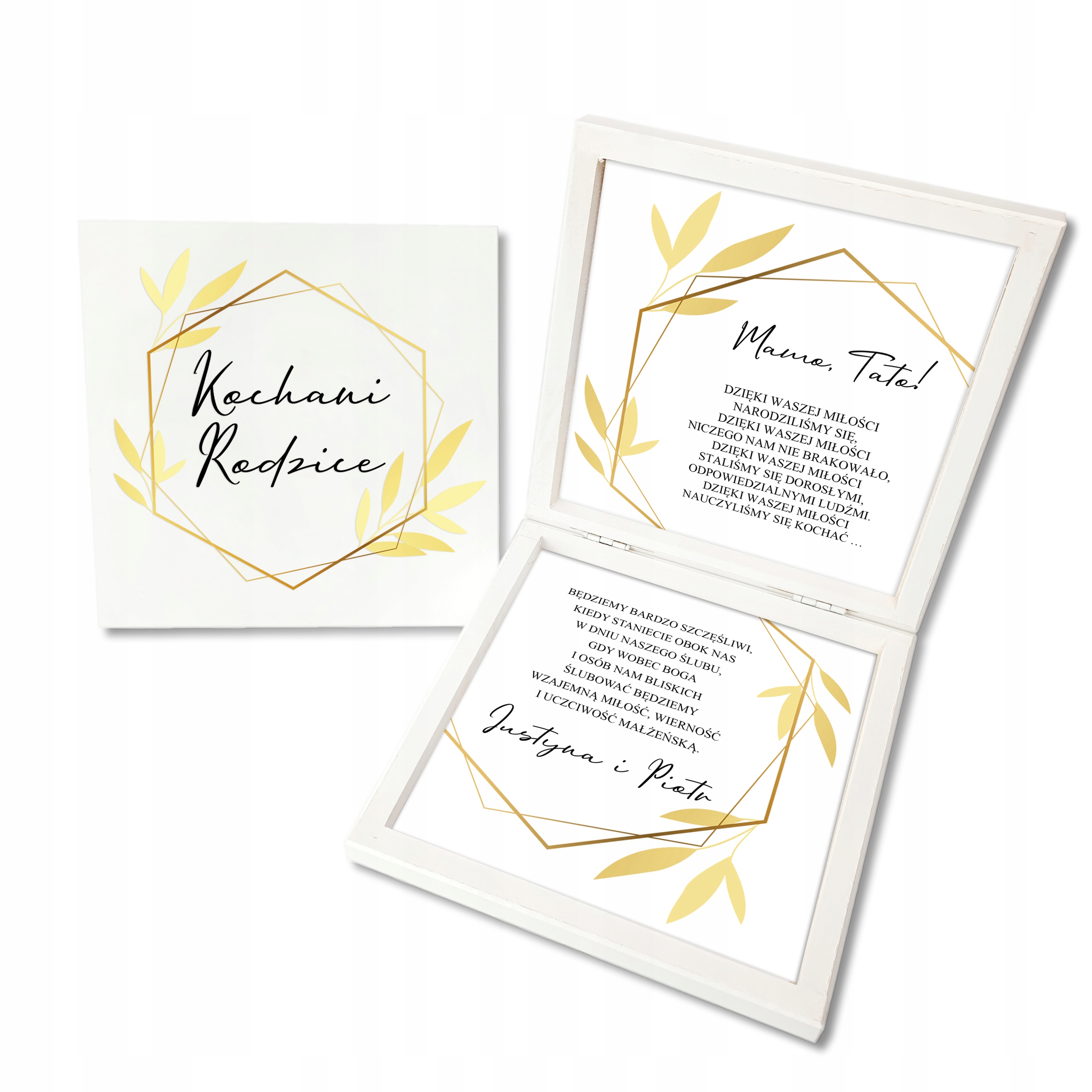 ZŁOTE ZAPROSZENIE DLA RODZICÓW BŁOGOSŁAWIEŃSTWO
