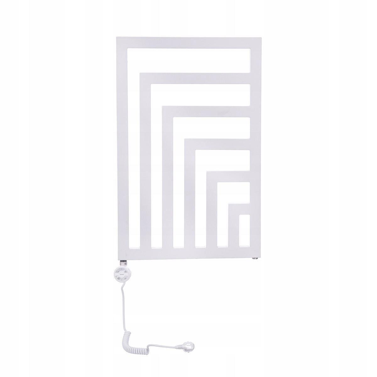 Elektrický kúpeľňový radiátor 400 W Timer Laro Biely Mat