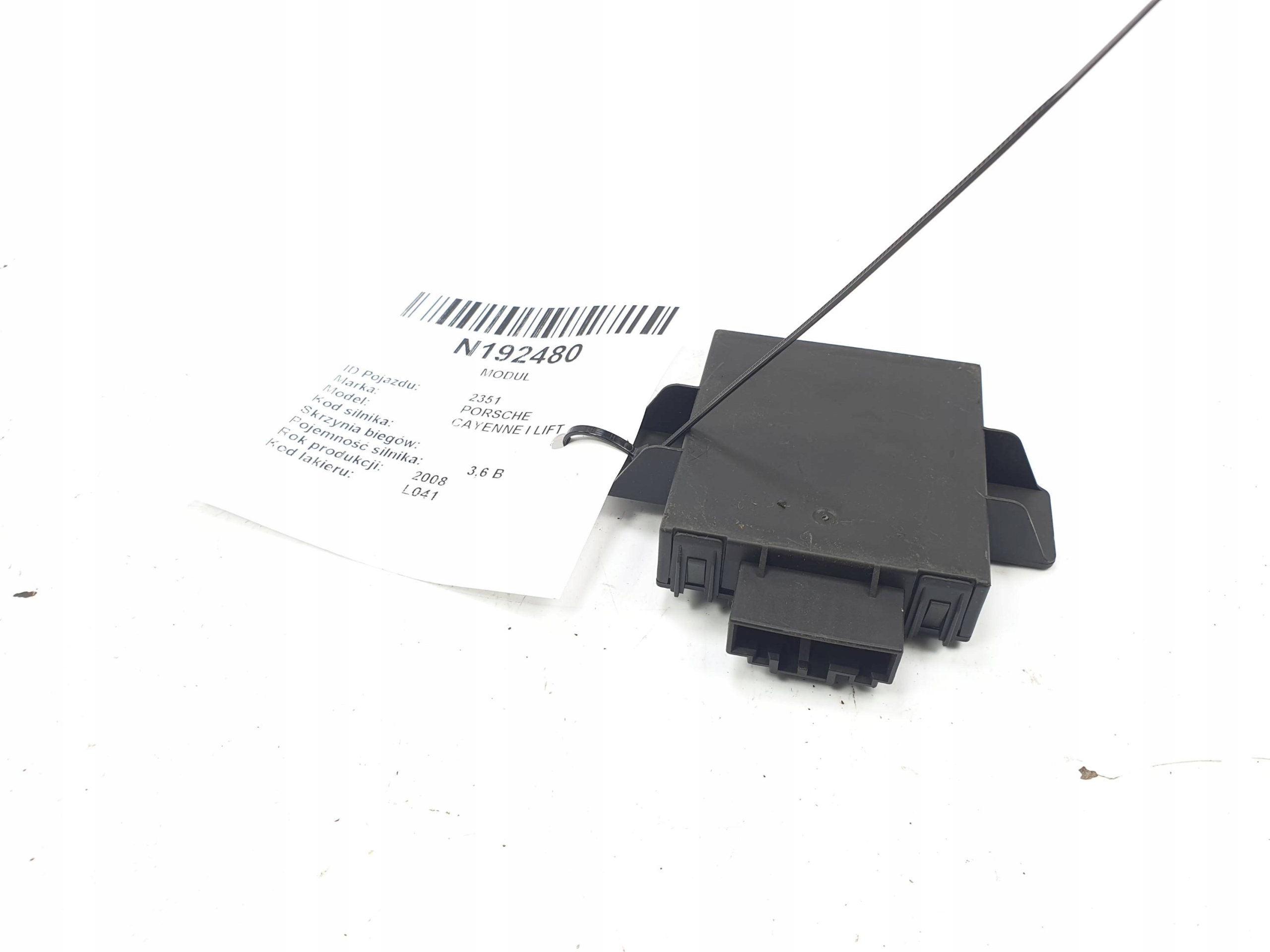 modulo ALARMU 7L0907719A PORSCHE CAYENNE e LIFT