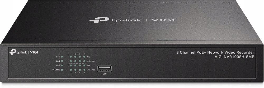 Tp-link Rekordér Vigi NVR1008H-8 Mp 8 kanálov