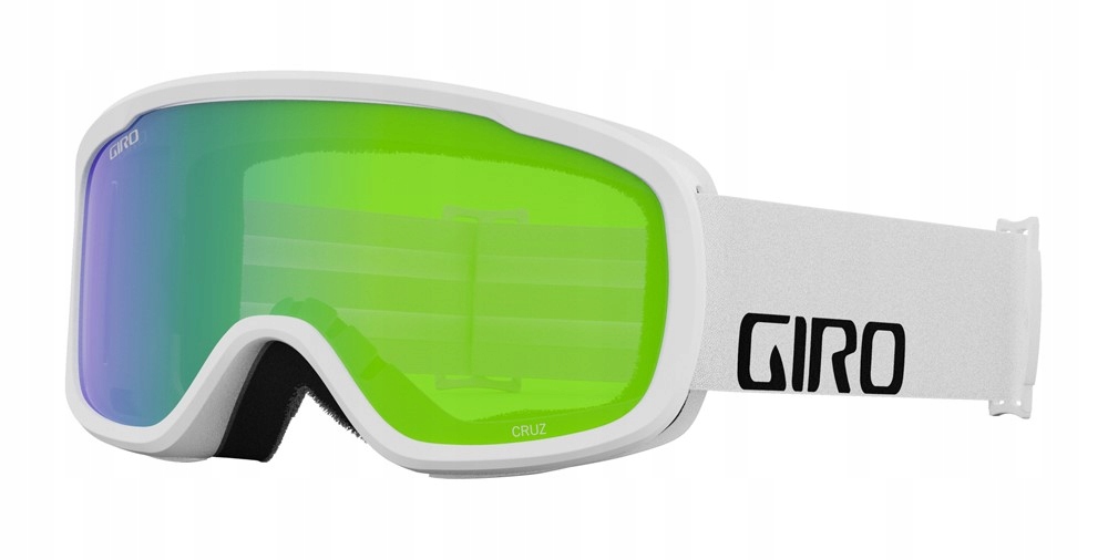 Lyžařské brýle Giro Cruz White Wordmark – zrcadlové sklo Loden Green