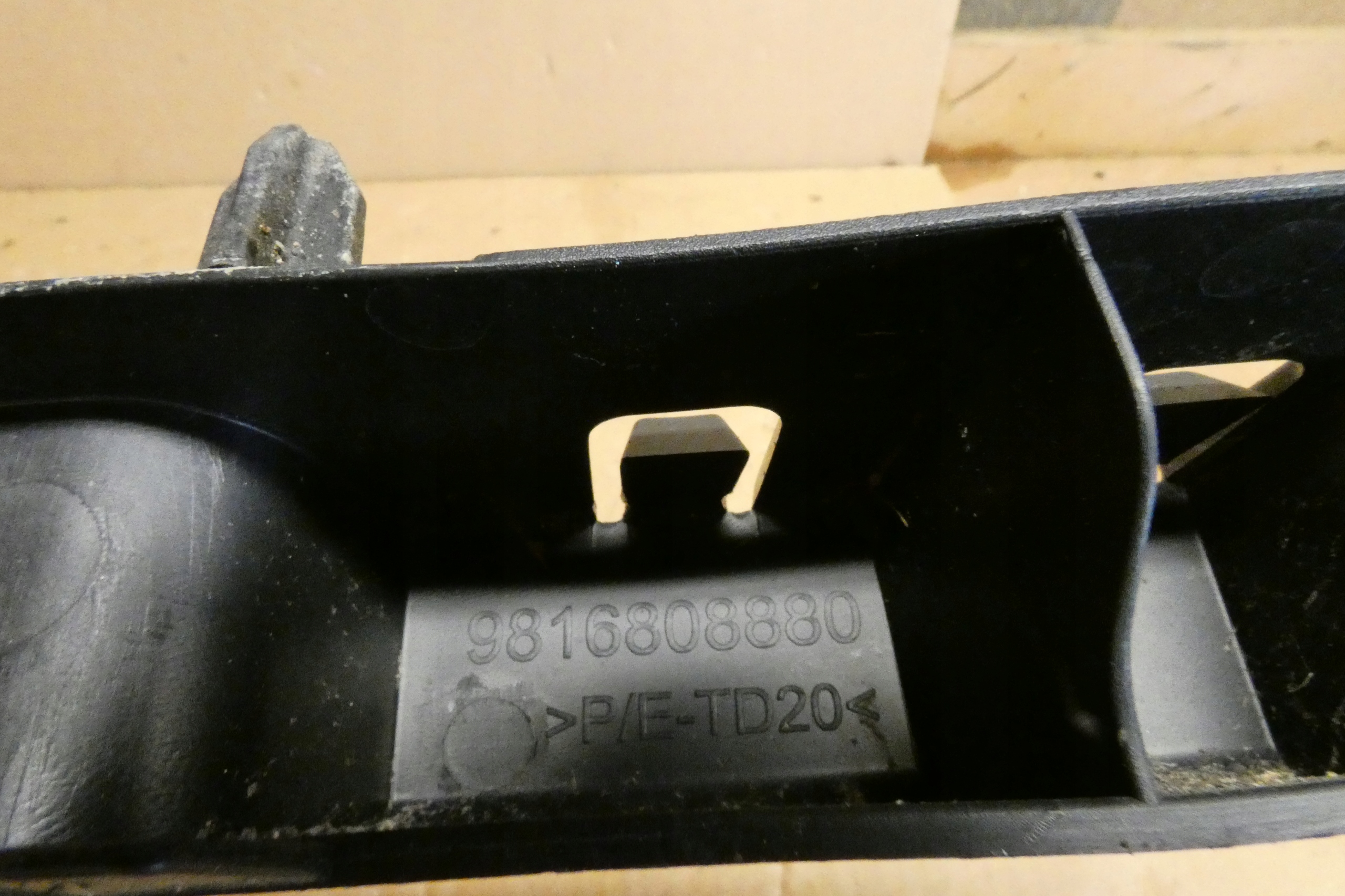 bumper bracket rear part PROACE BERLINGO PARTNER IV 9816808980