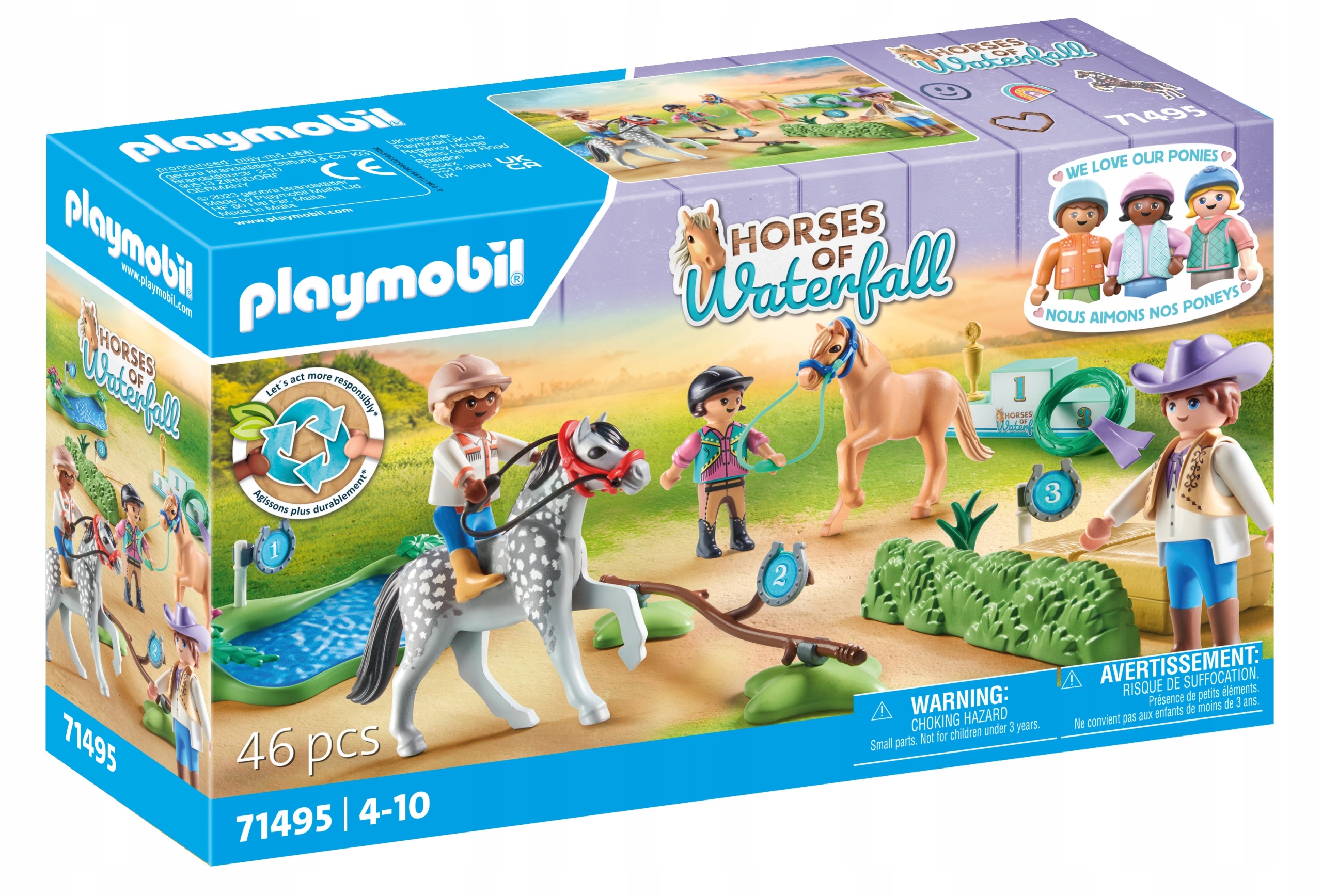 PLAYMOBIL 71495 Turniej kucyków Horses of Waterfall konie kucyki