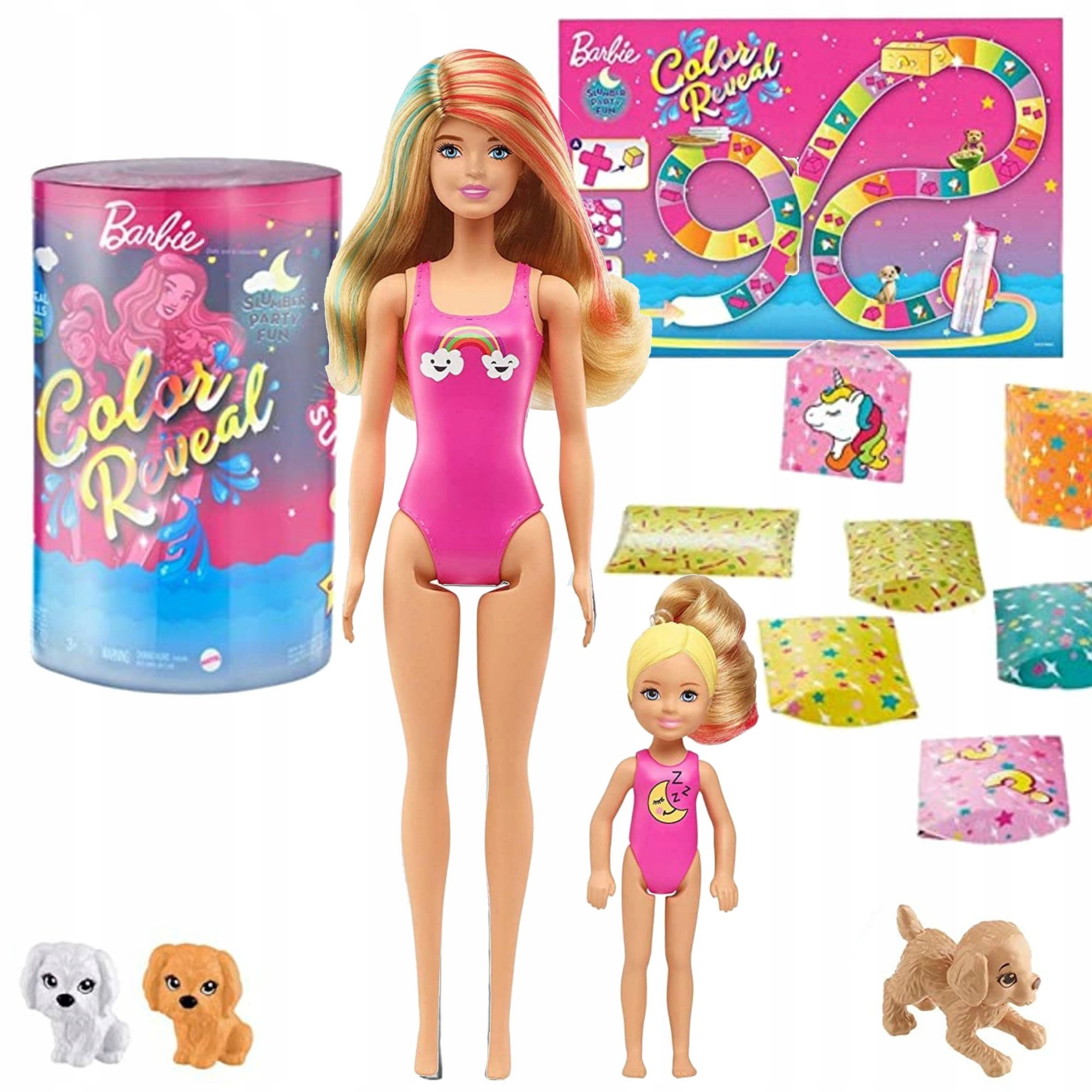 

Barbie Kolorowa Niespodzianka W Tubie 50+ Dodatków