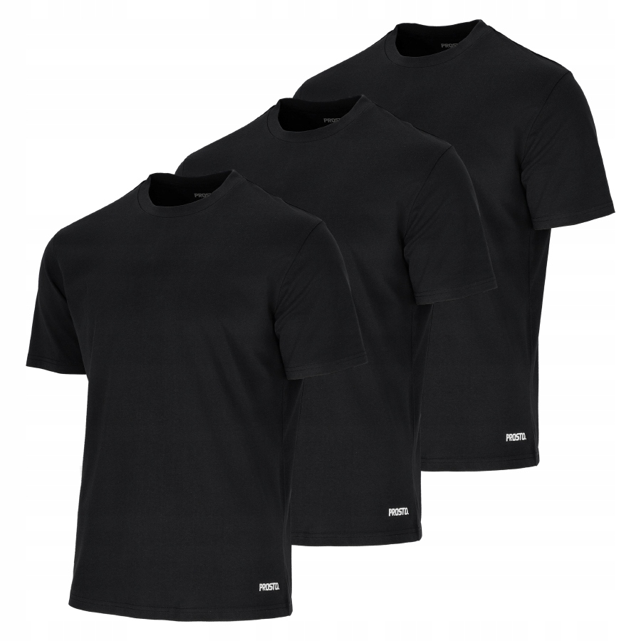 Tričko pánské Prosto Basic 3Pack černé
