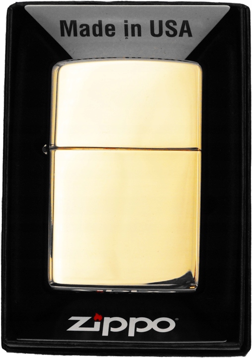 Zestaw ZIPPO Zapalniczka BRASS HIGH POLISHED prezentowy*nr3 Stan opakowania oryginalne