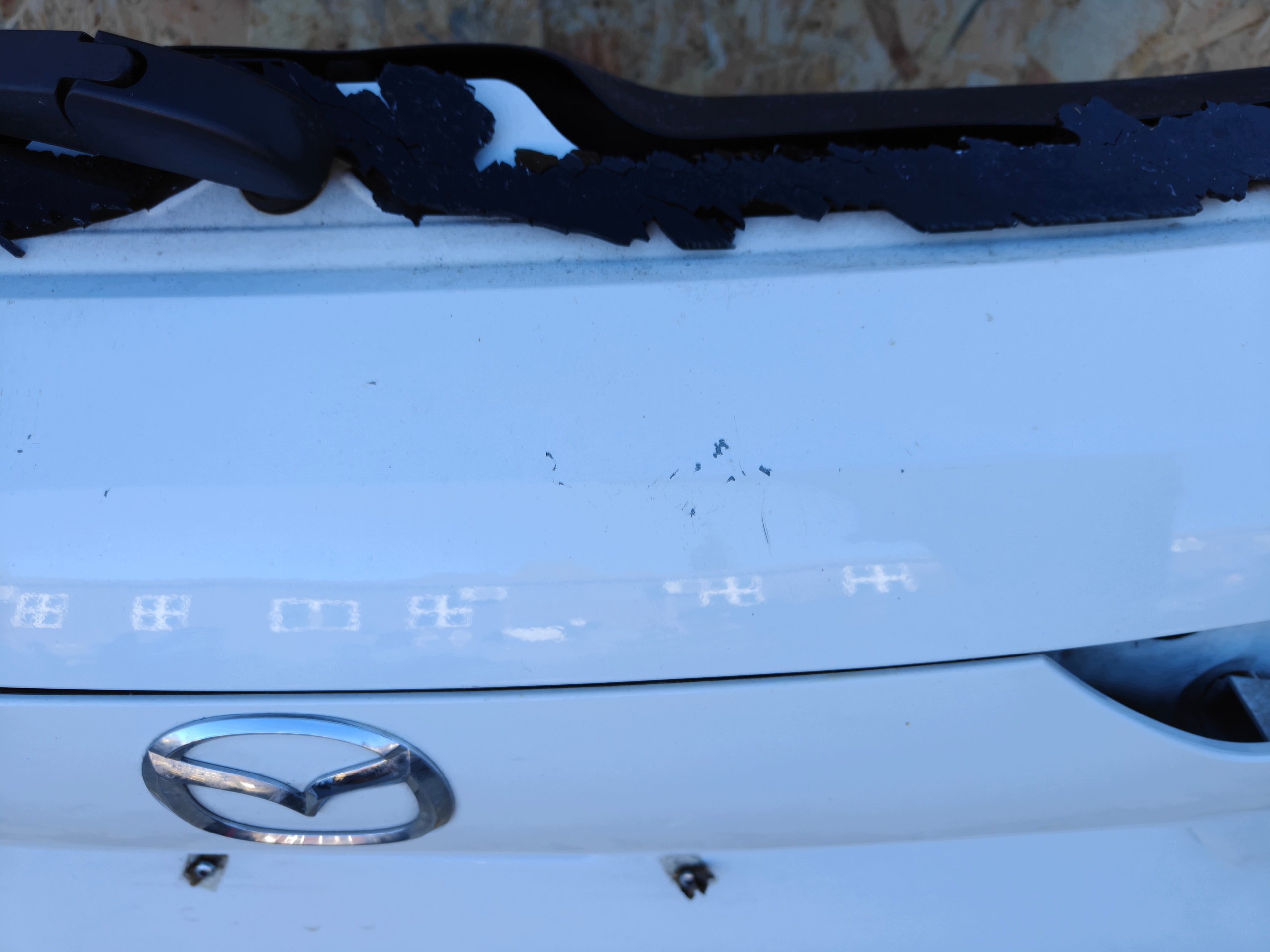 trunk door boot rear MAZDA CX60 CX 60 SPOILER KAMERA