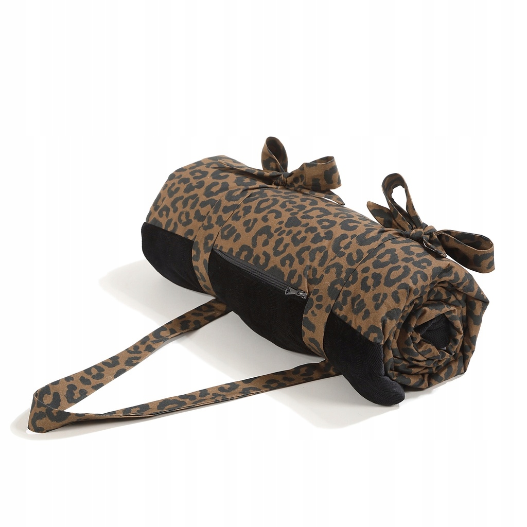 La Millou Koc Piknikowy Leopard Choco XXL duży Mata na plażę 180x190 cm