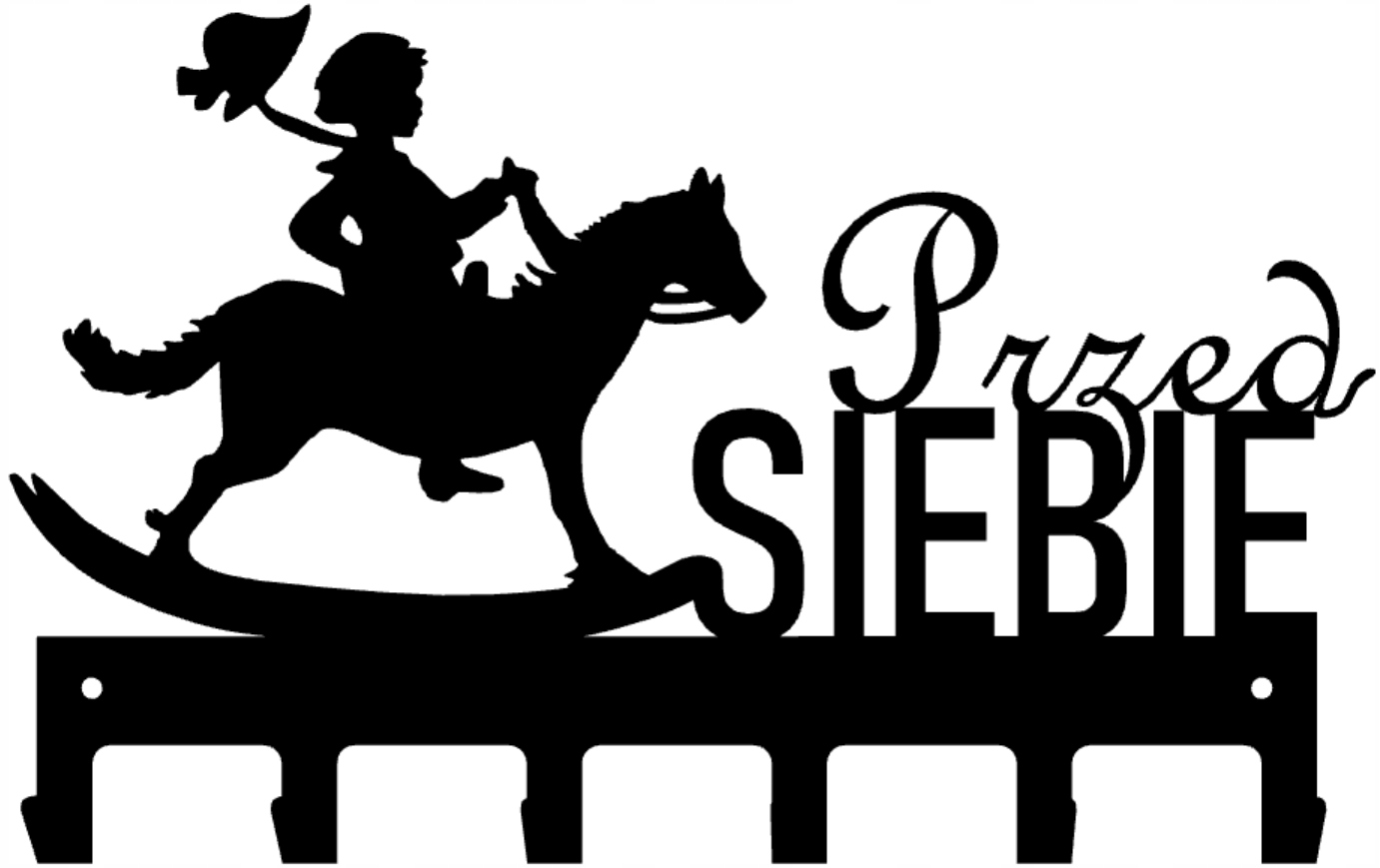 

Wieszak na ściereczki, ubrania i klucze Konik