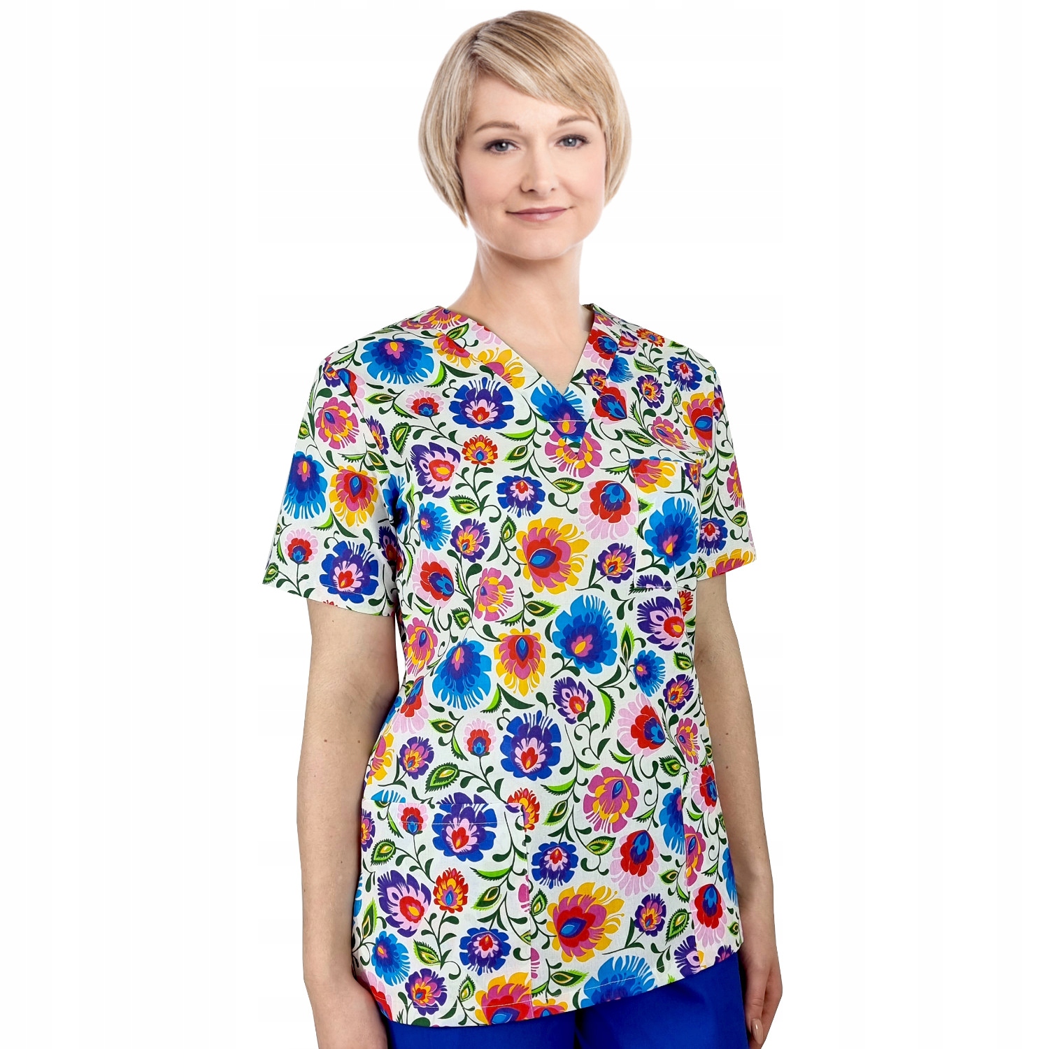 

Bluza medyczna damska fartuch kolorowy 4XL