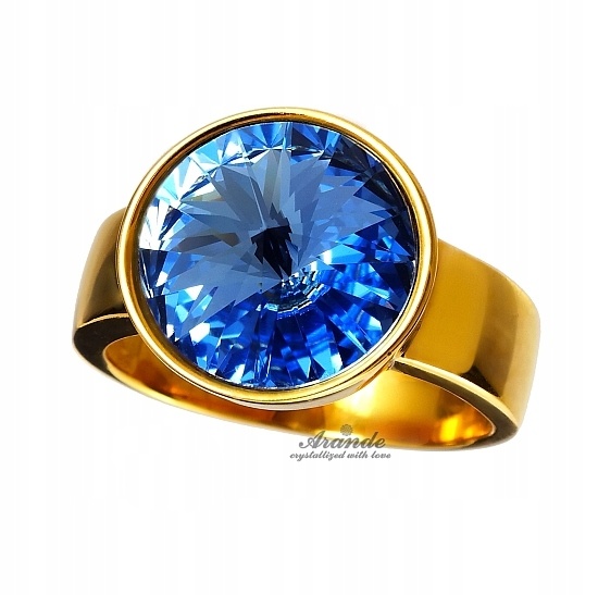 Krystaly Prstýnek Paris Zlaté Stříbro