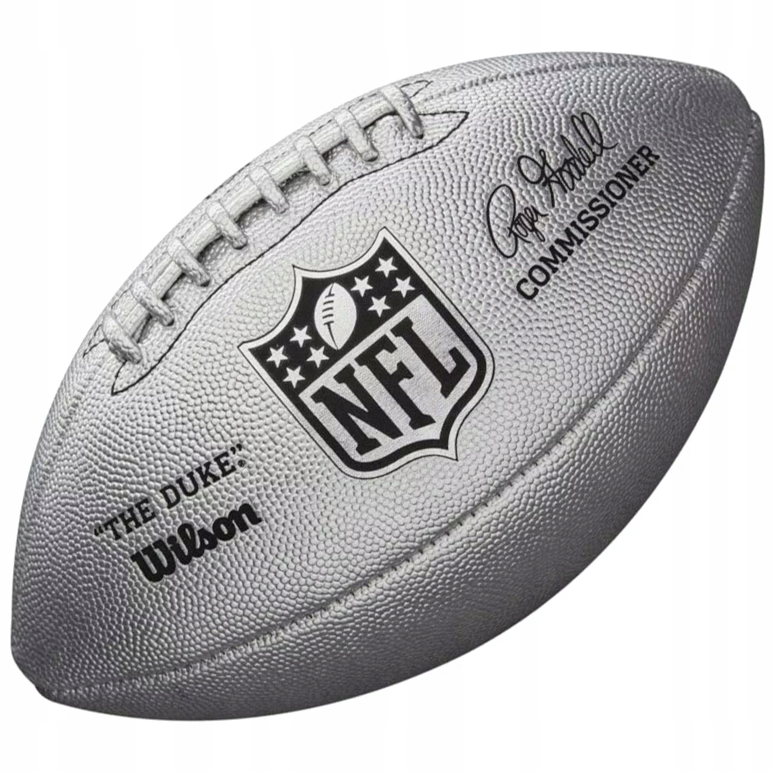 Wilson NFL Duke Metallic Edition Ball WTF1827XB 9 Srebrne Rozmiar 9