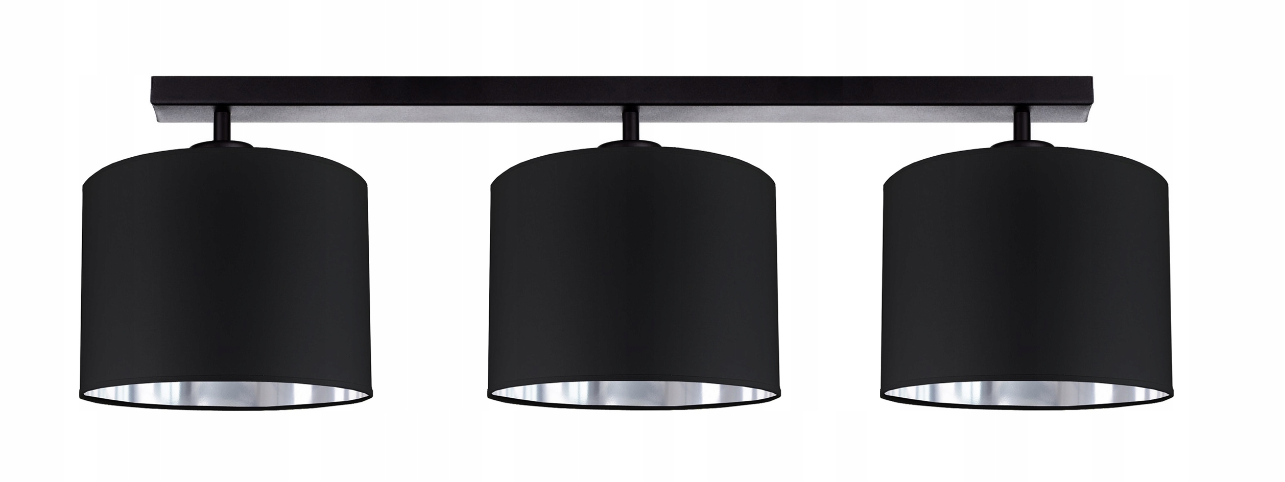 

Lampa Plafon Sufitowa Żyrandol Nowoczesna Czarna