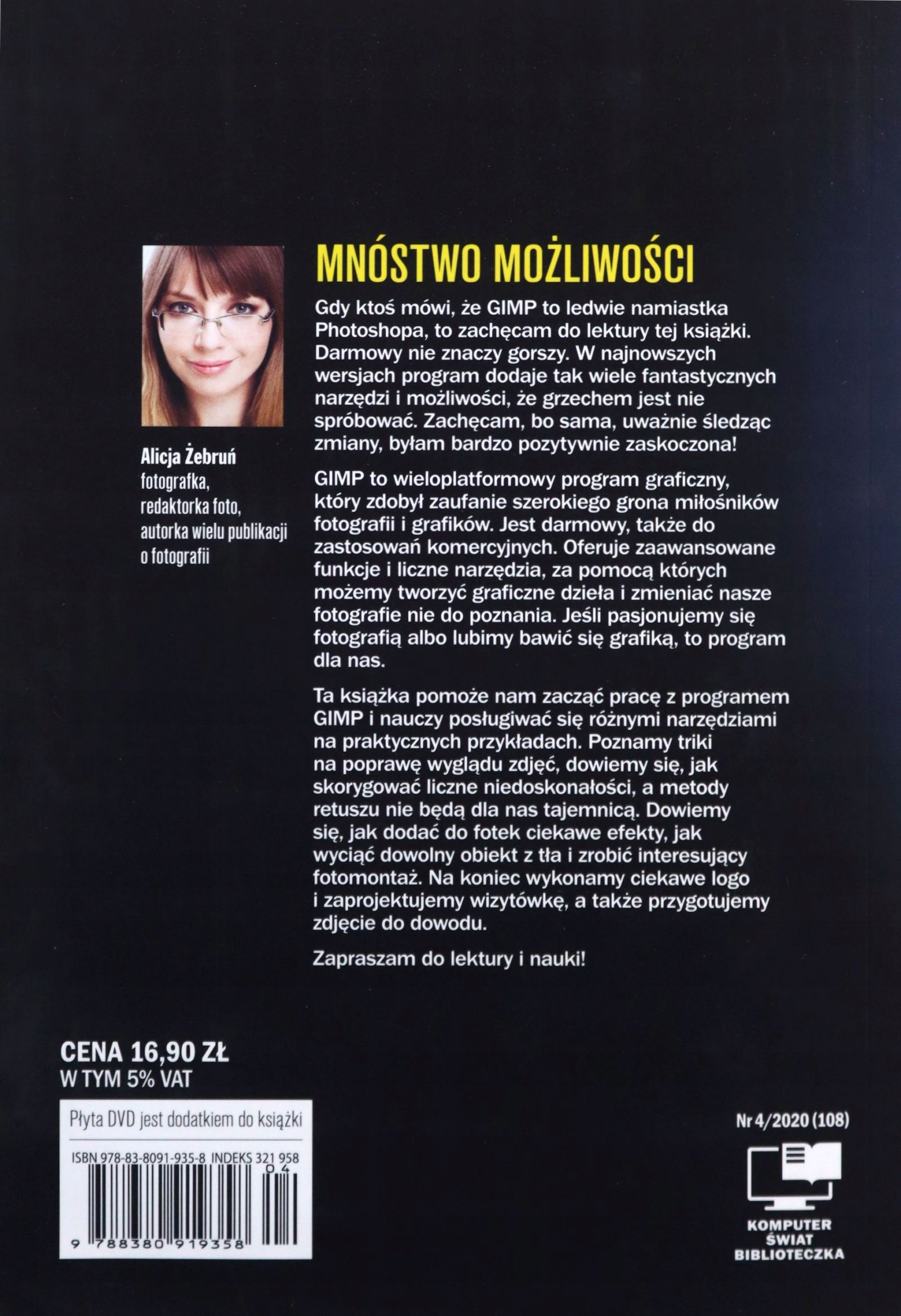 KOMPUTER ŚWIAT GIMP+30 NAJLEPSZYCH NARZĘDZI.. (KSI Stan opakowania oryginalne