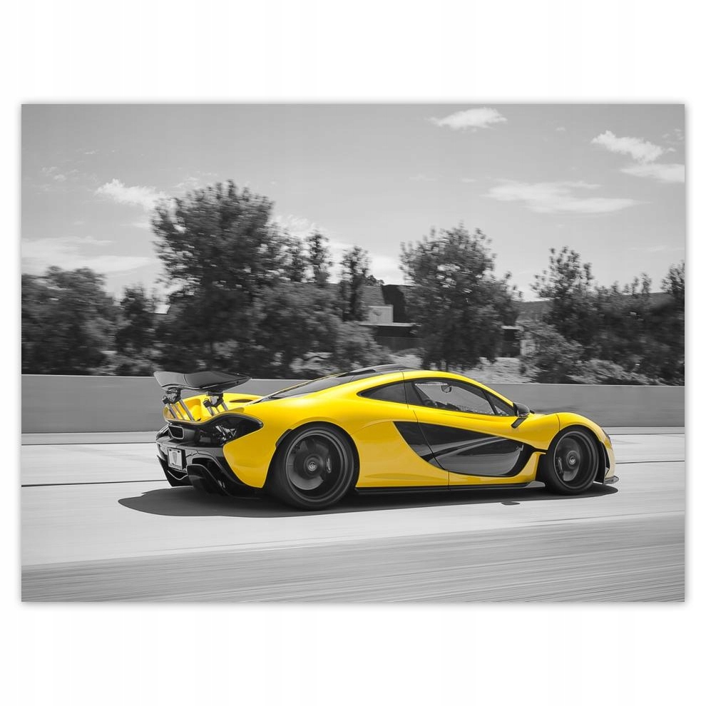 

Plakat 40x30 Yellow McLaren P1