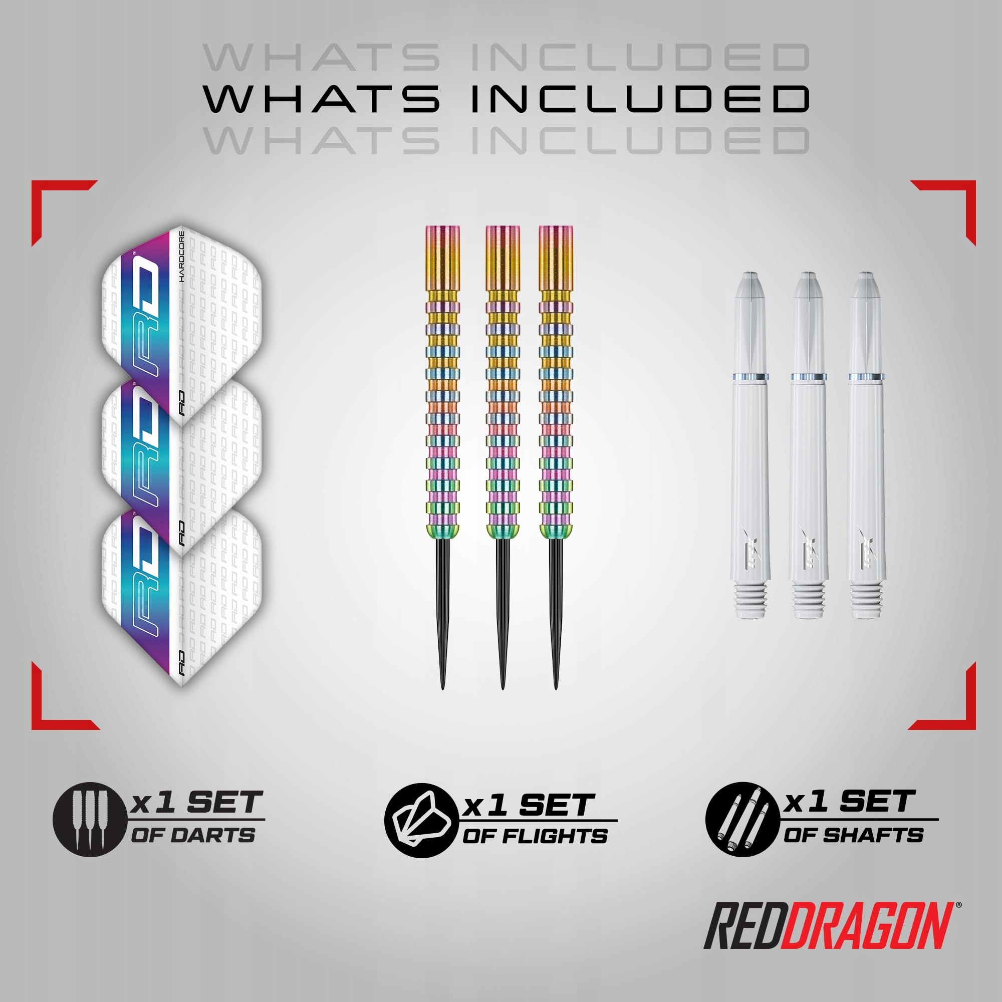 RED DRAGON Darty Javelin Spectron 24g 85% Wolfram Darty — miniatura 2