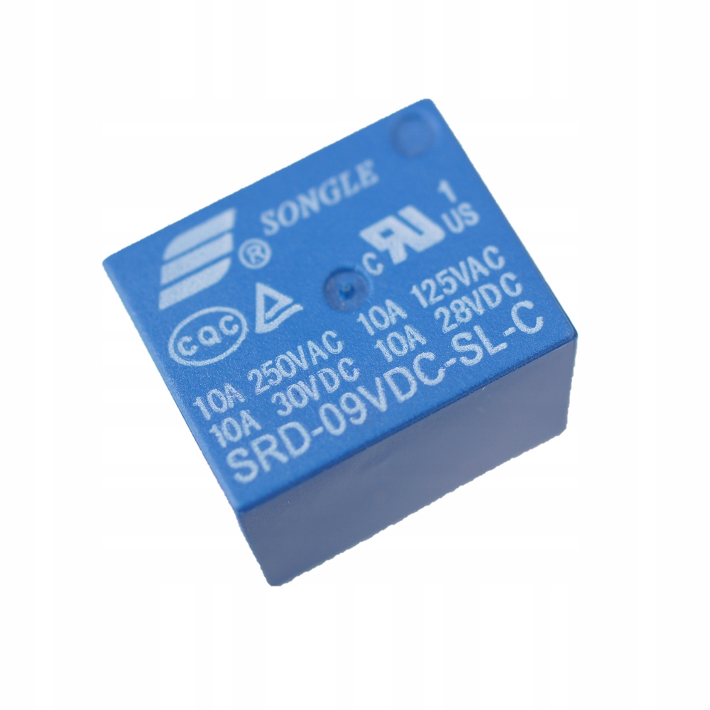 

Przekaźnik SRD-09VDC-SL-C 10A 250V 9V