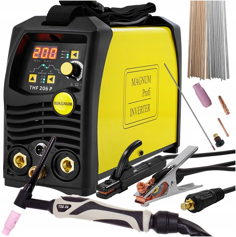 Spawarka Tig DC Magnum Thf 206 Puls Hf Mma 230V