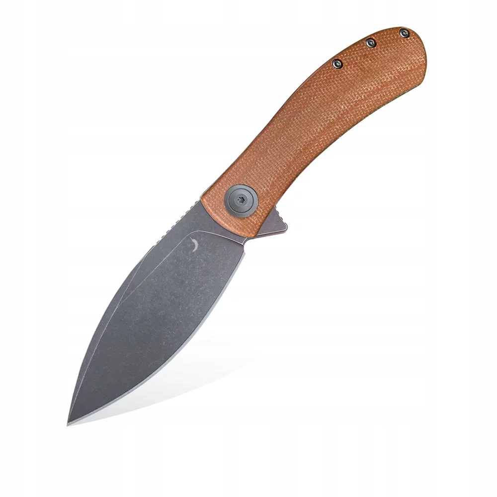 Trollsky Mandu MT006 nóż składany Edc D2 76 mm micarta flipper