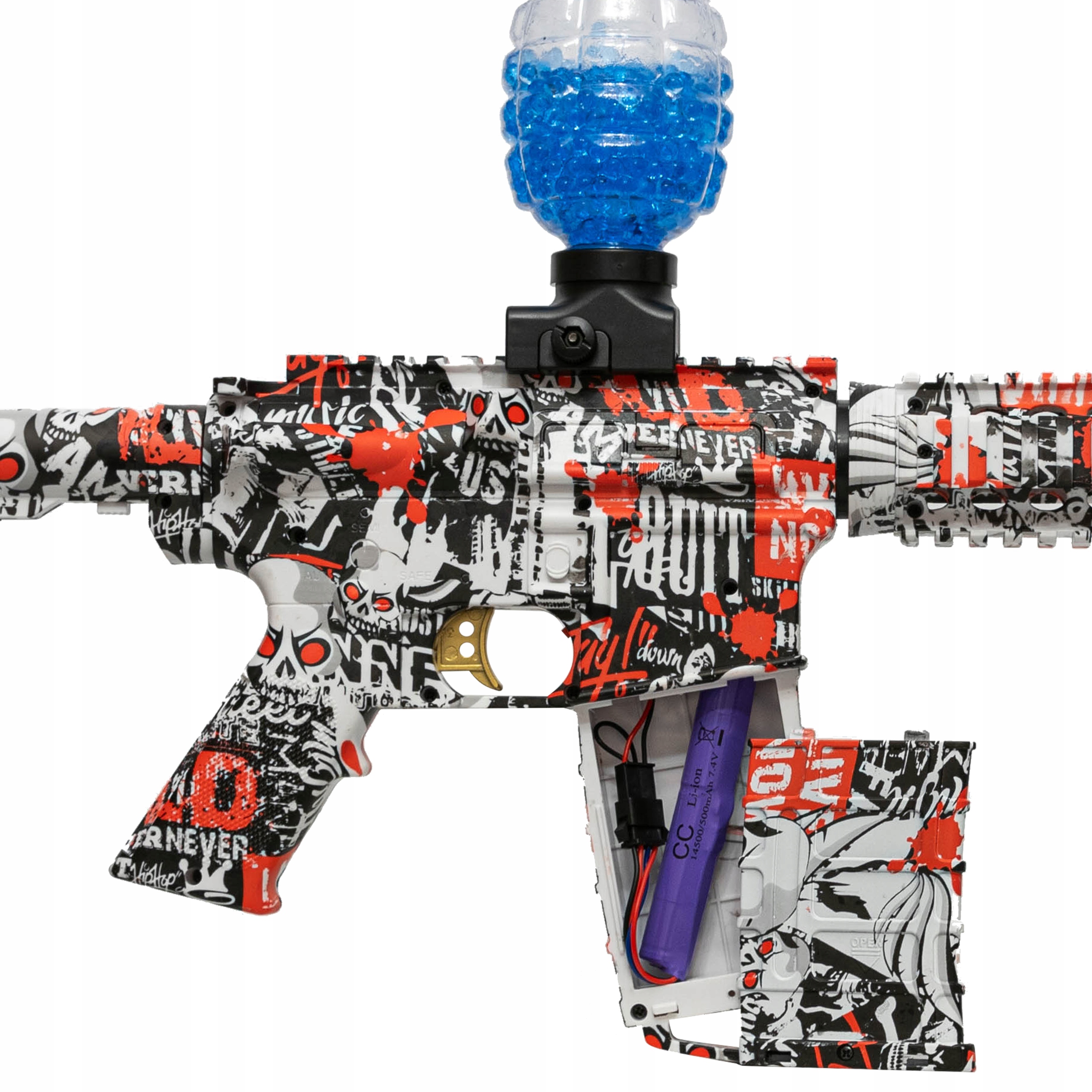 KARABIN M416 CSGO NA KULKI ŻELOWE AUTMAT GRAFFITI Kod producenta Karabin M4 czerwony