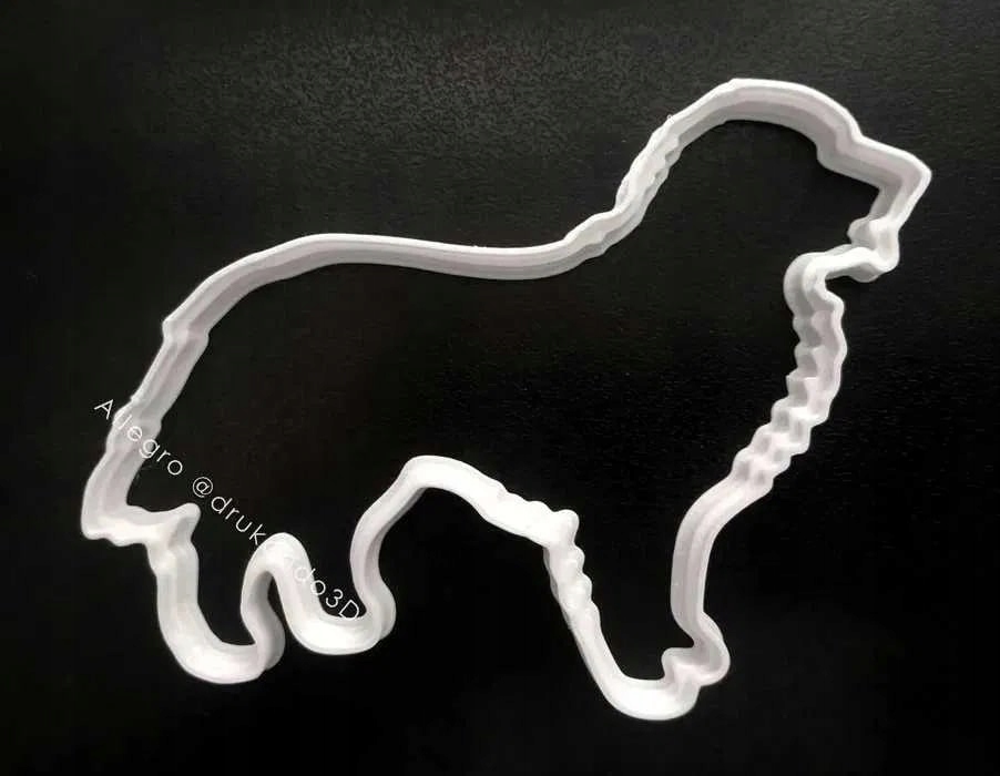 Foremka wykrawacz do masy BERNEŃSKI PIES PASTERSKI obrys