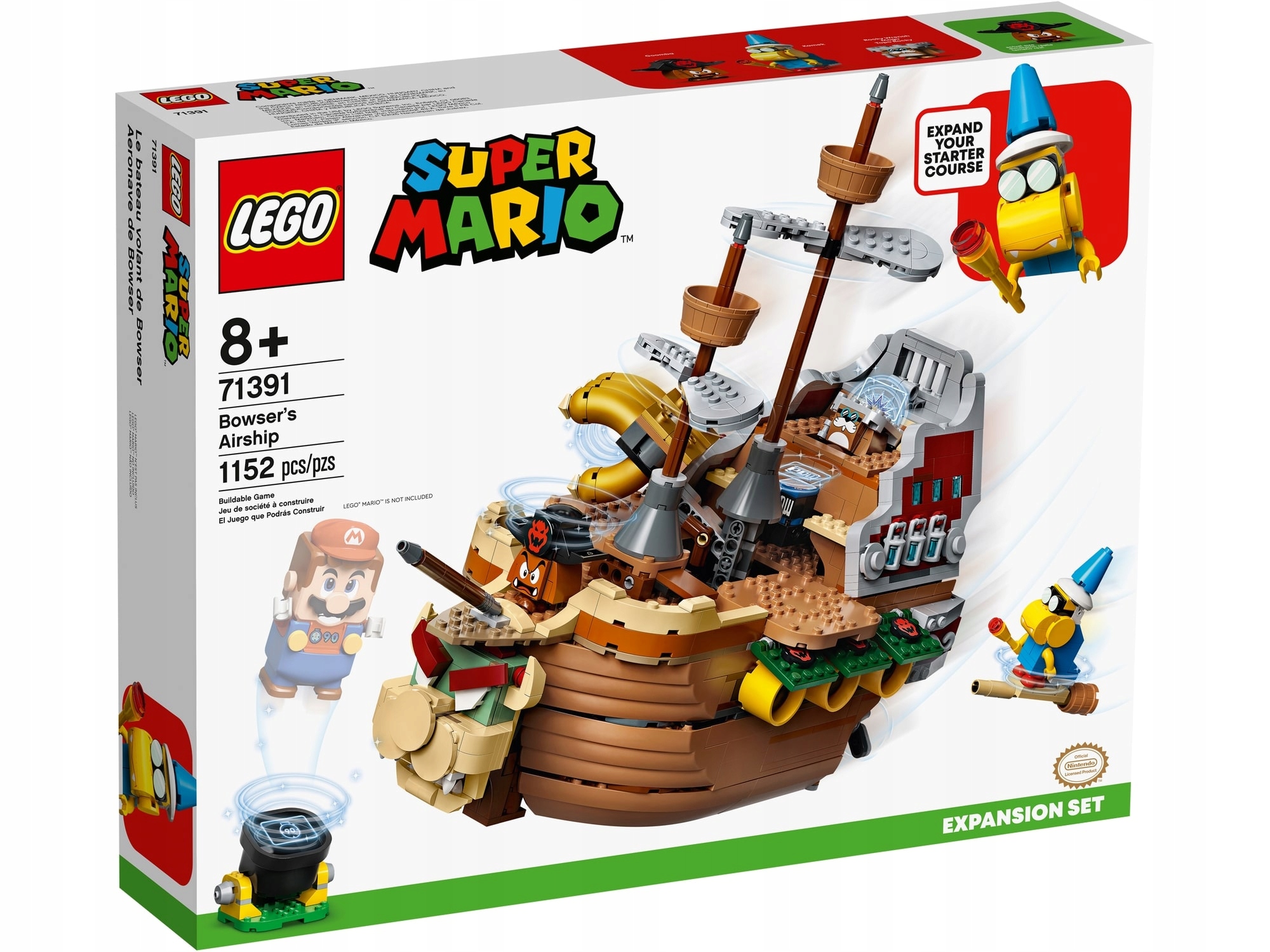

Lego Mario Sterowiec Bowsera Dodatek 71391