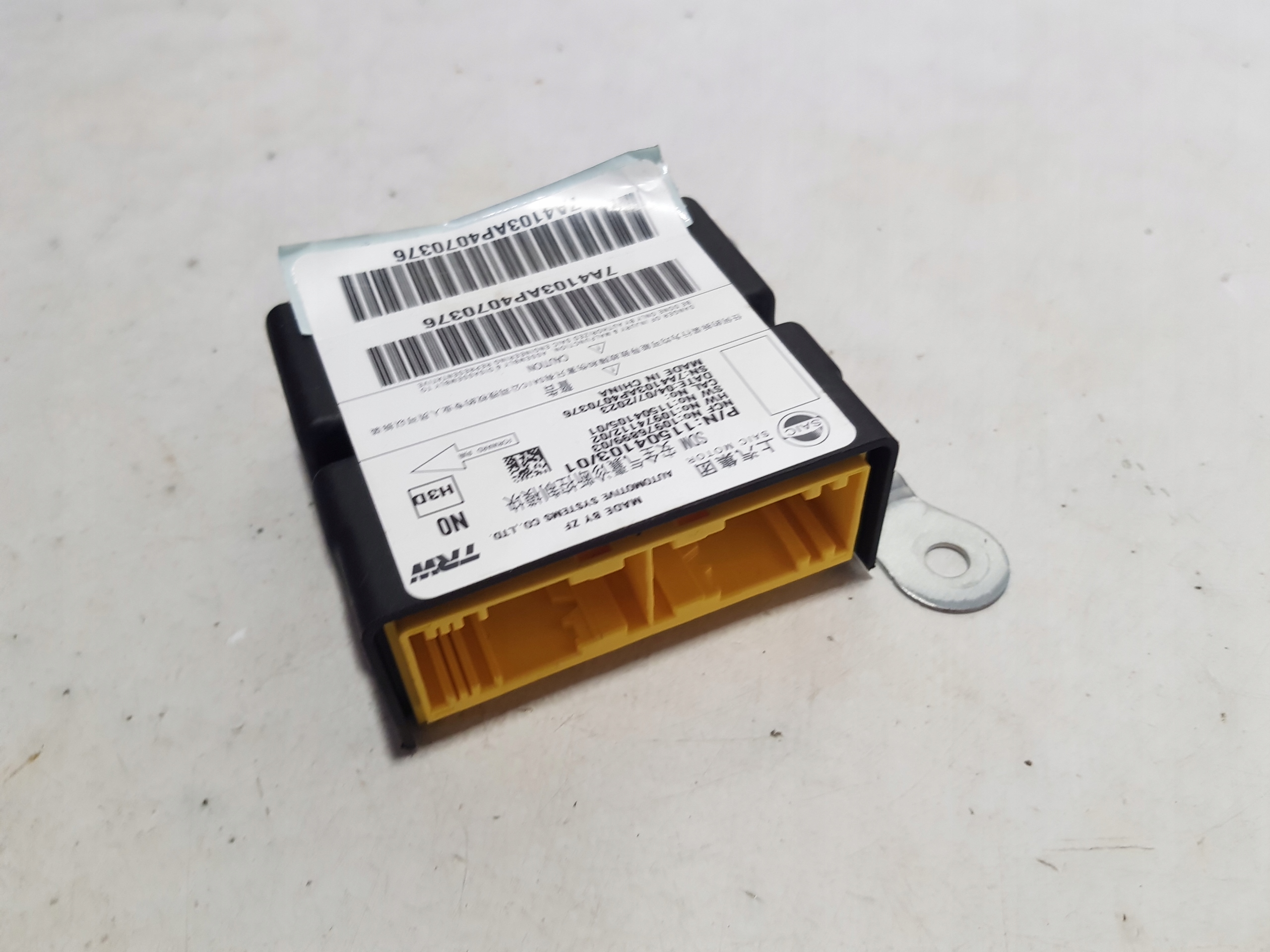 modulo SENSOR airbag airbag MG 4 11504103
