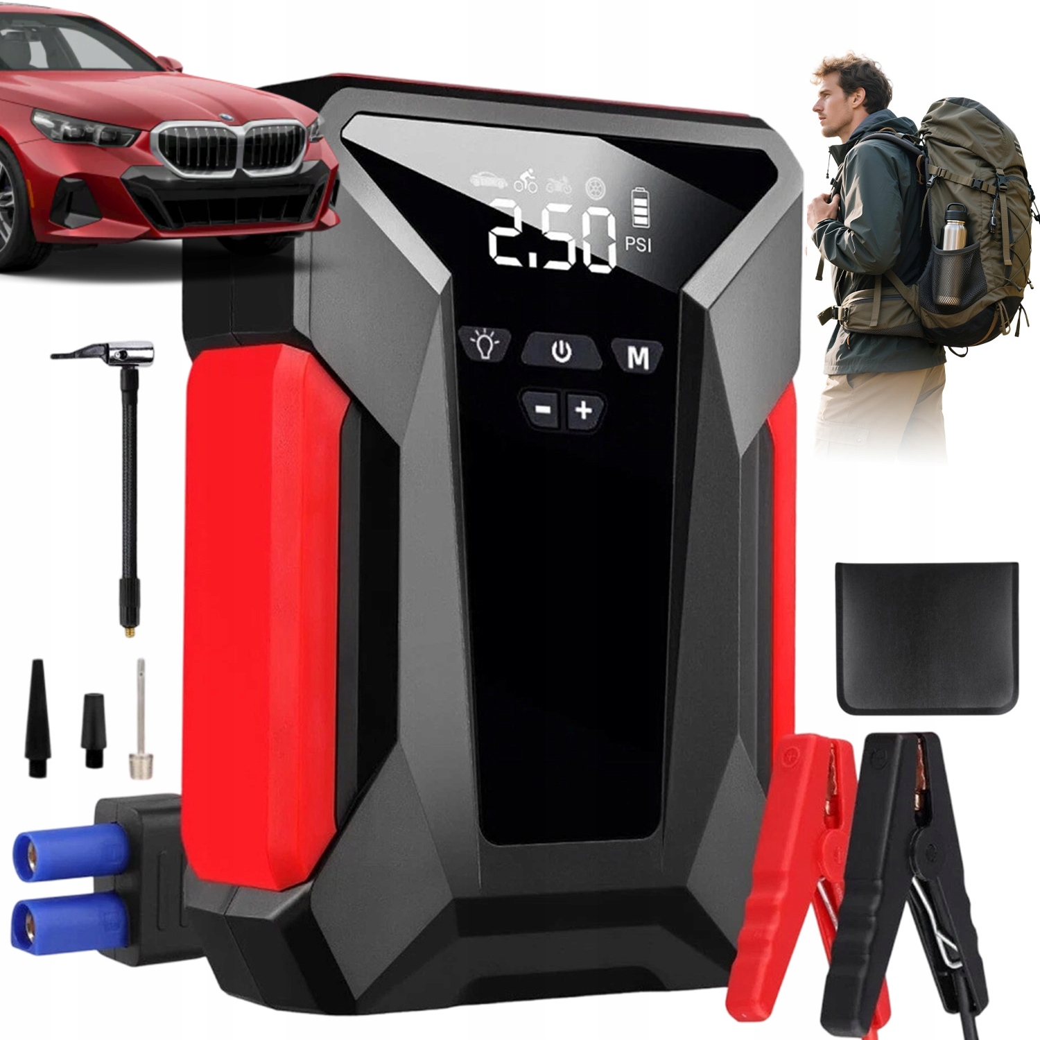 Startovací Zařízení Startování Jump Startéru Auta Powerbanka 10000MAH