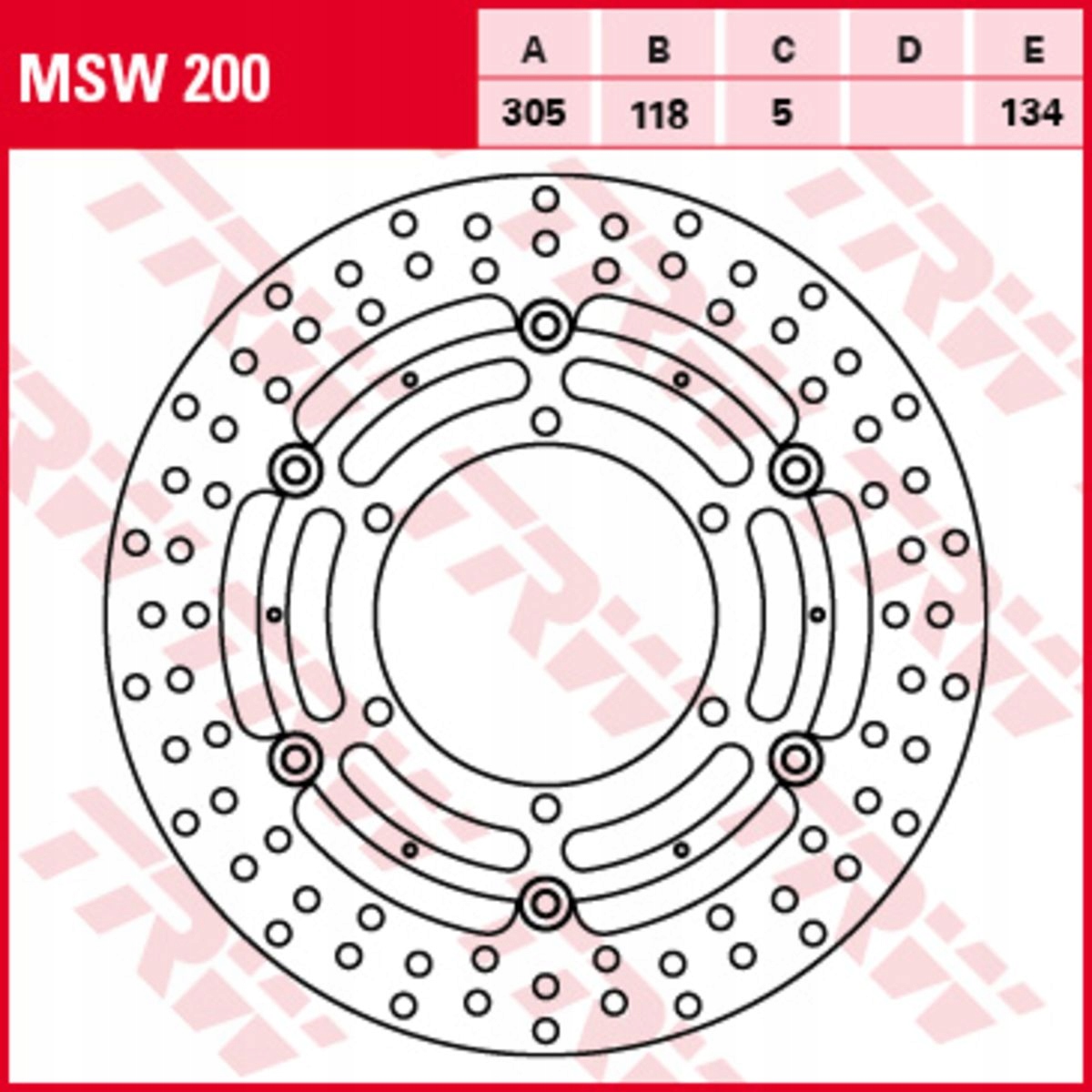 Predný kotúč Bmw K, K1, R 100 Rs (16V)/1000/1100LT