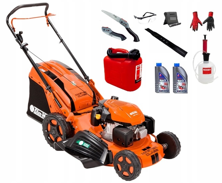 Kosiarka Spalinowa Oleo-mac Gmc 53 Pk Allroad 4 Duże Koła+zestaw Dodatków