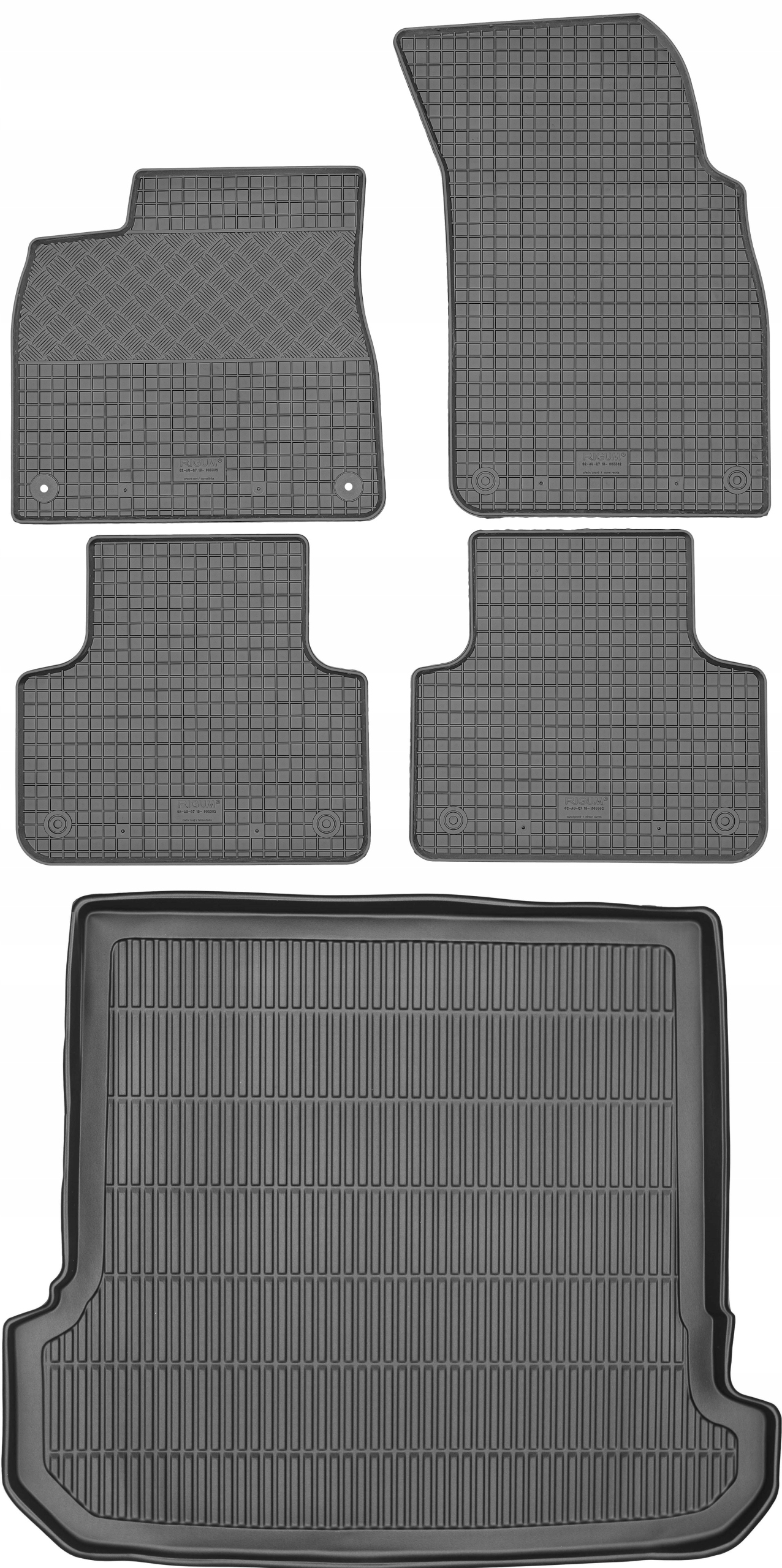 Audi Q7 II Suv 2015- Sada Gumové rohože rohož