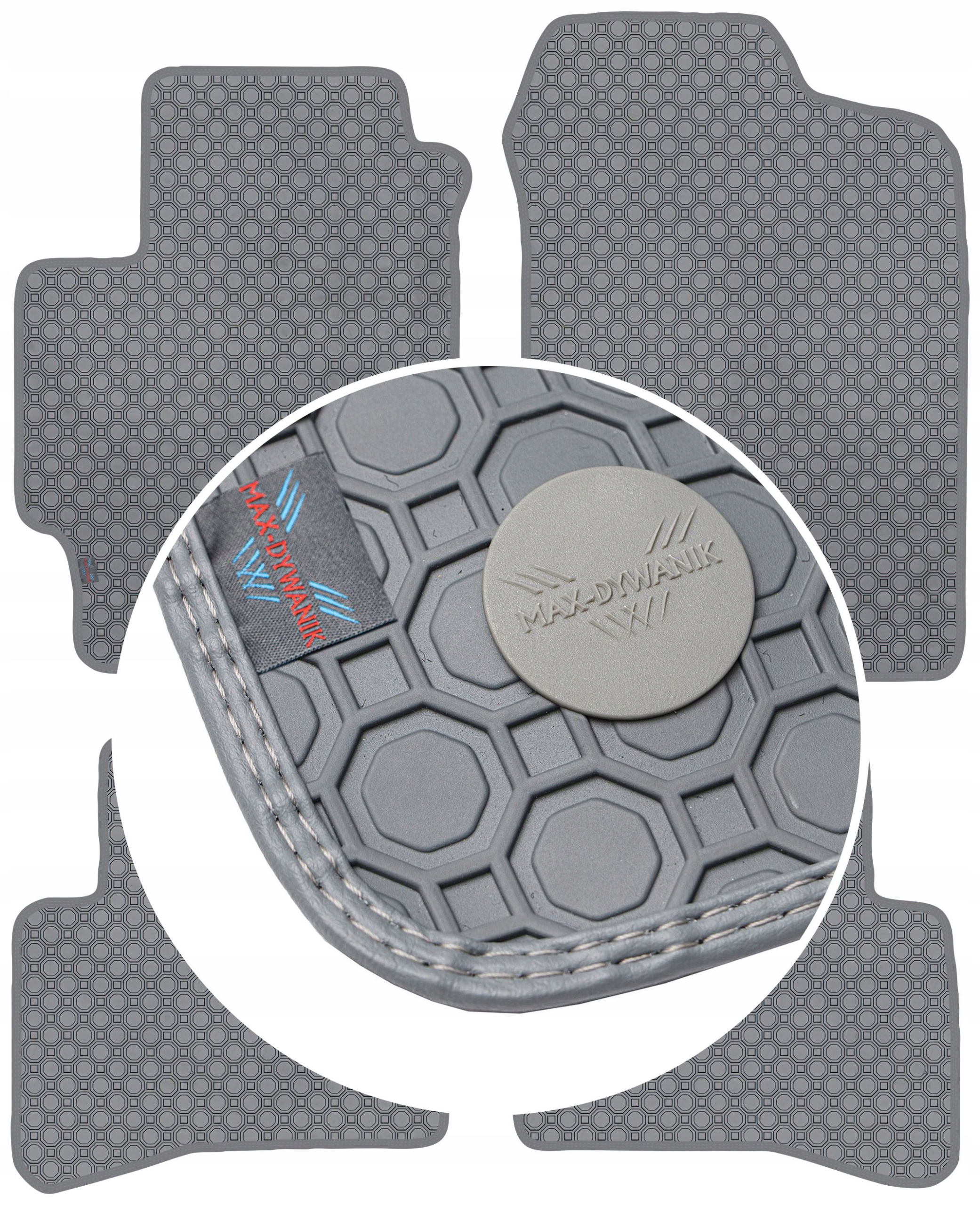 Kia Rio II 2005-2009 Koberce Popielate