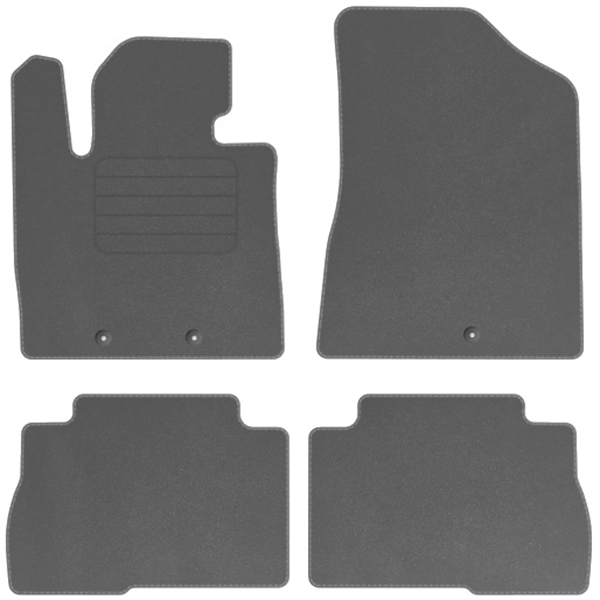 Коврики велюровые крепления в комплекте Декор