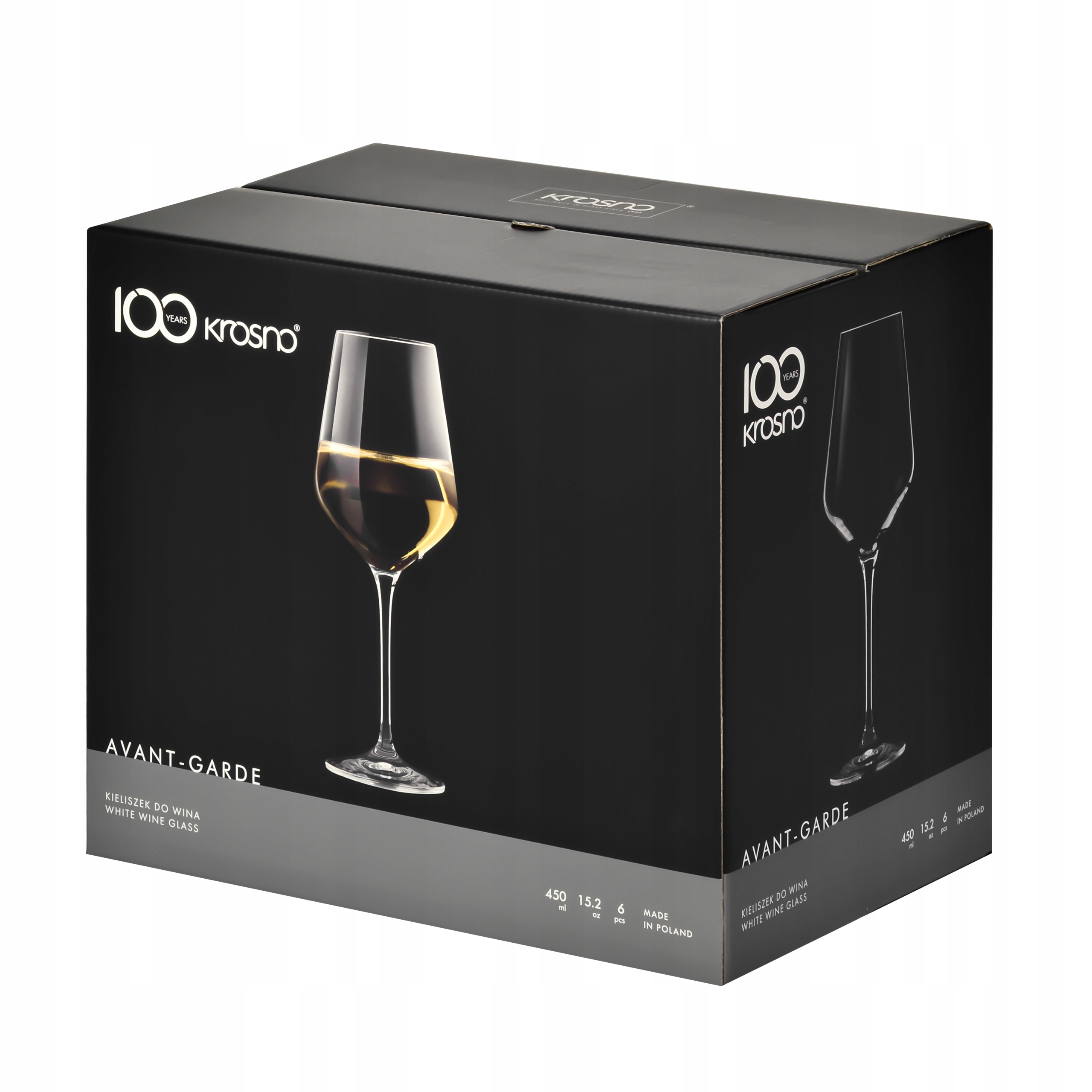 Kieliszki do wina białego Avant-Garde KROSNO 6szt Marka Krosno