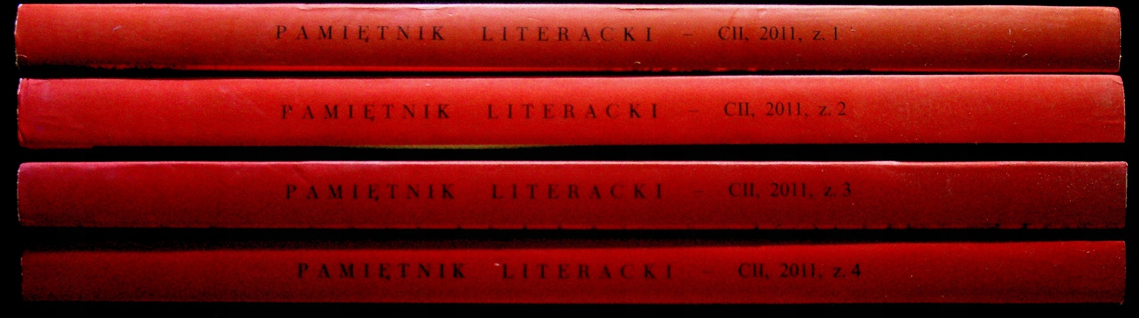 Pamiętnik Literacki Zeszyt 1 do 4 2011