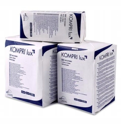 

Kompresy Z Gazy Gaziki 5x5cm do pępka oczu 100szt