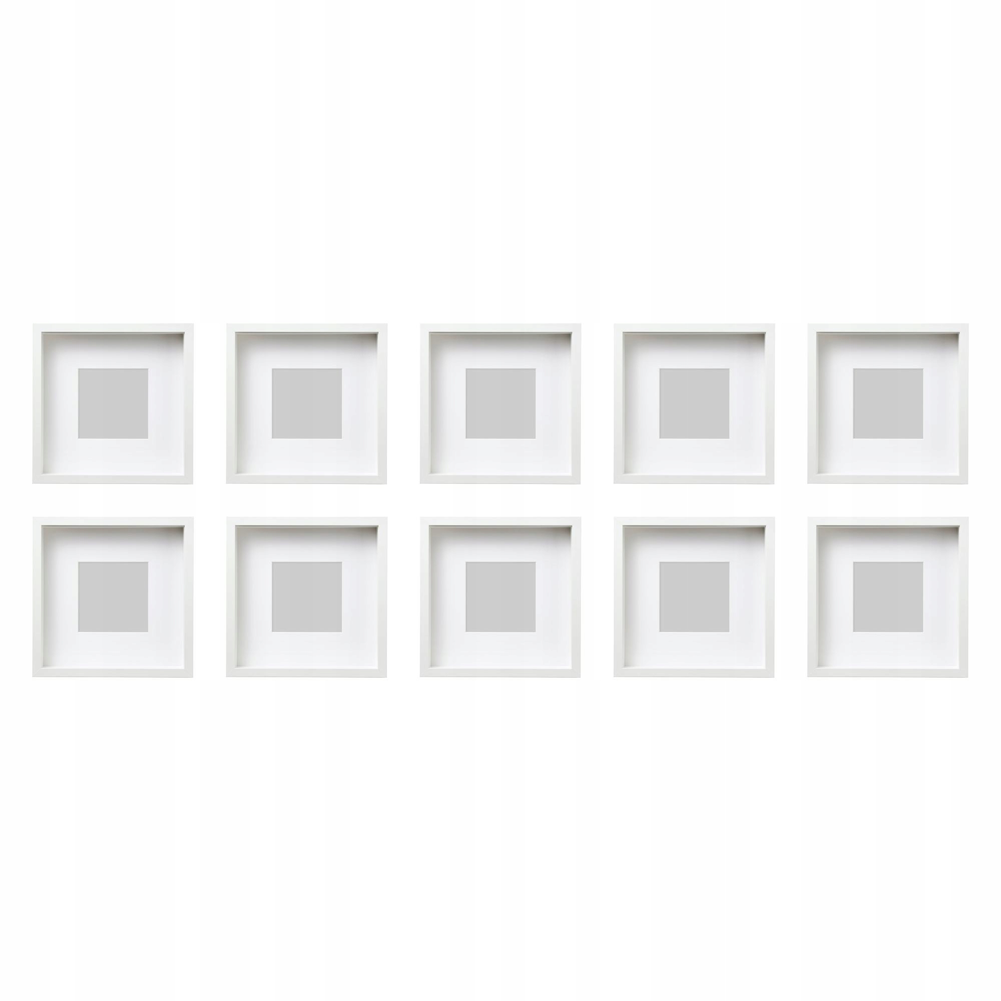 10 ks Rámeček Sannahed Bílý 25x25 cm Hluboký pro fotografie