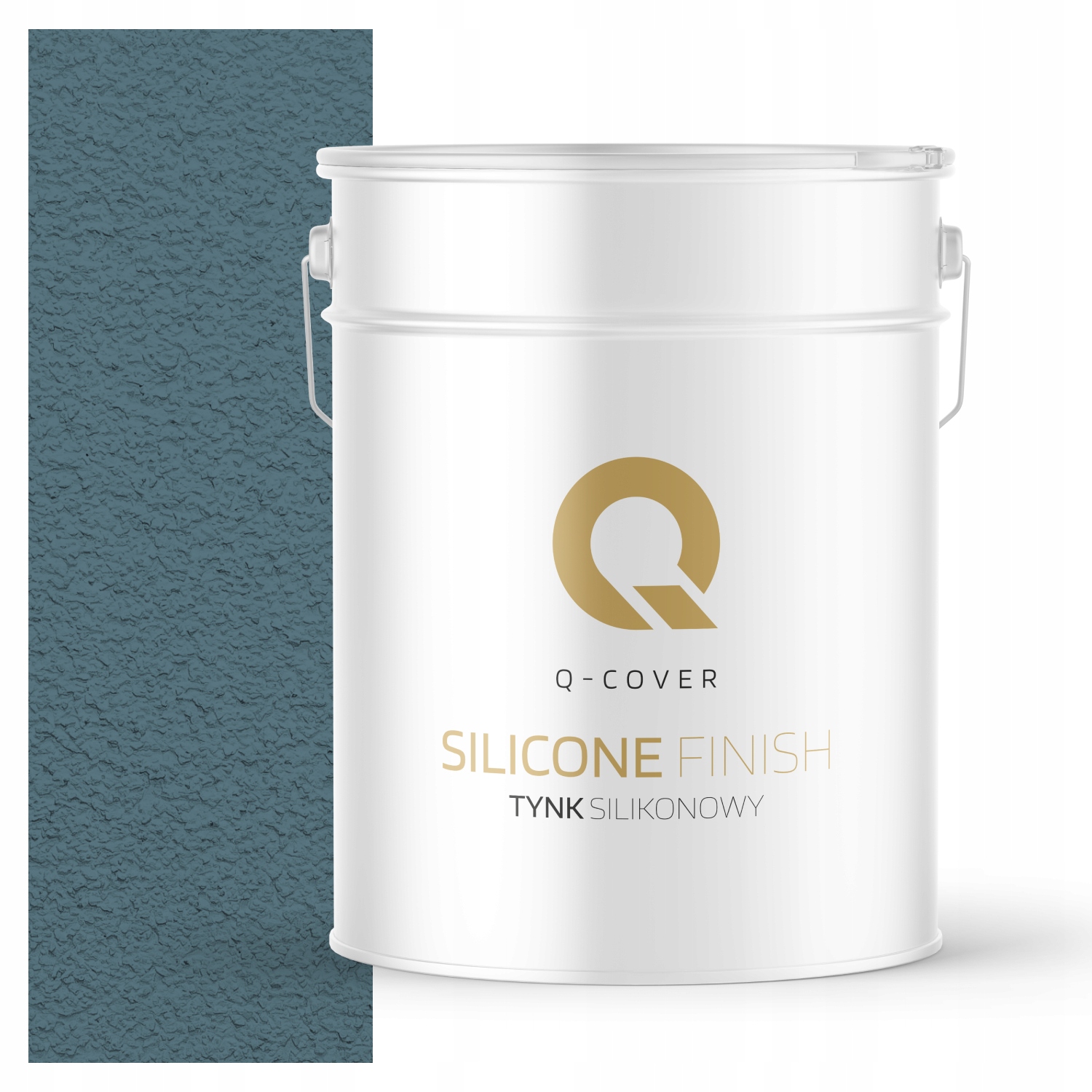 Fasádní Silikonová Omítka Tmavě Modrá F136 15 Kg Beránek Granulace 2.0 mm