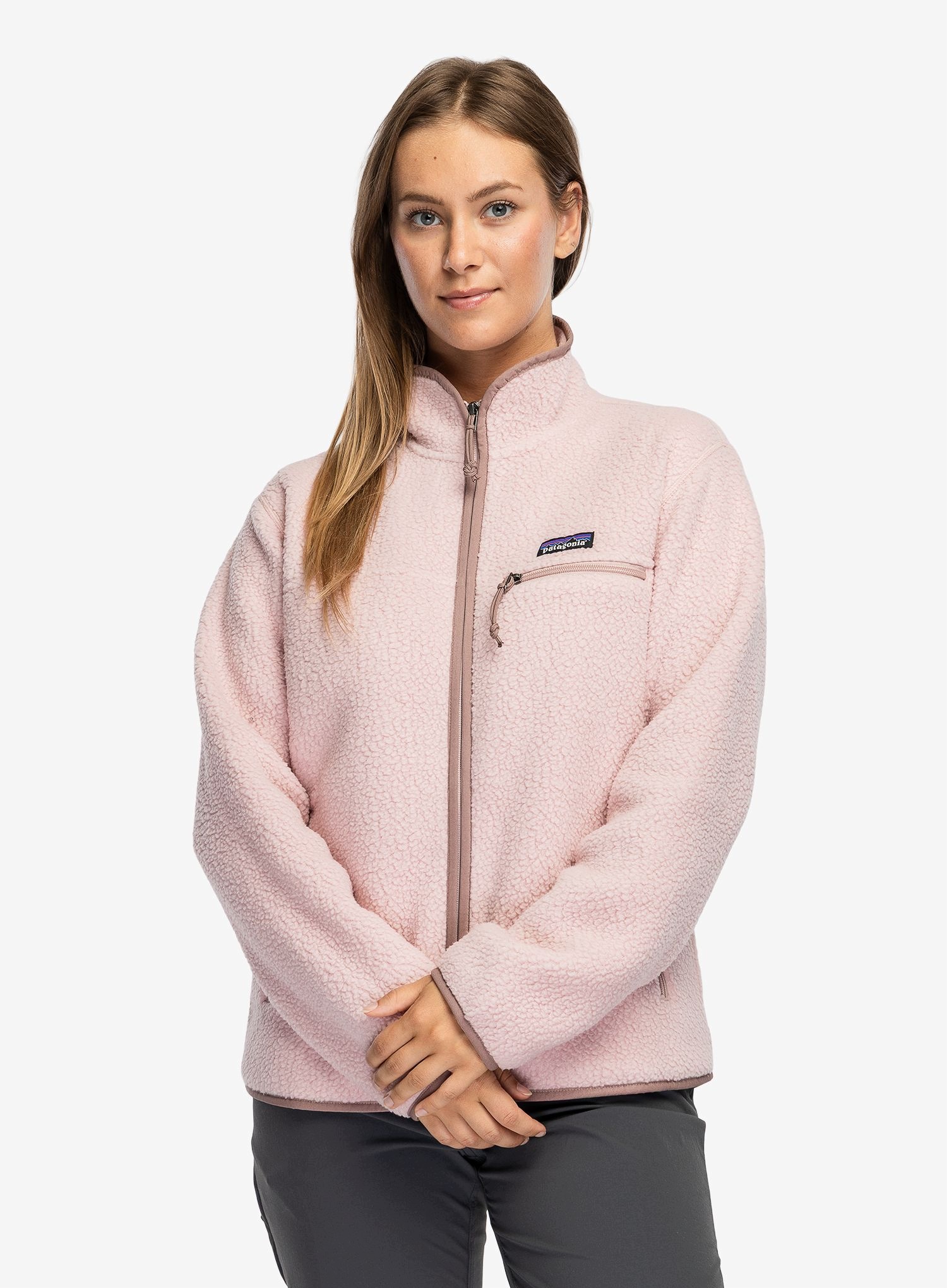 Polar damski Patagonia Retro Pile Jacket fuzzy mauve S