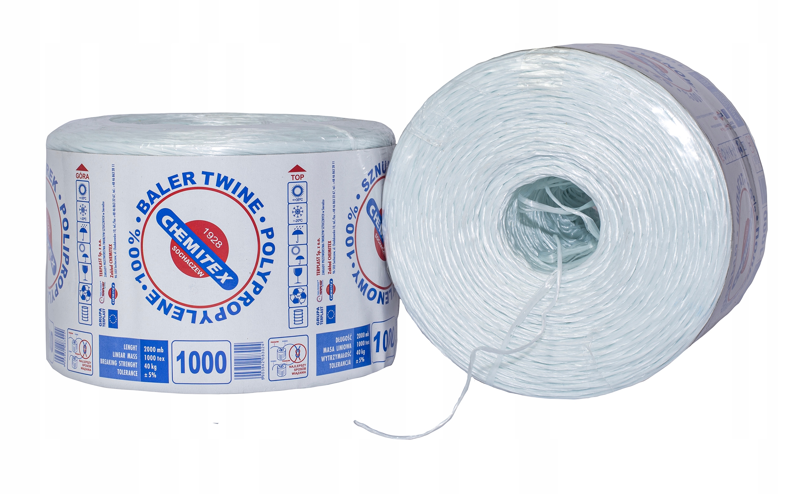 Sznurek Do Mocowania Wiązania wełny 2000mb MOCNY Typ sznurek