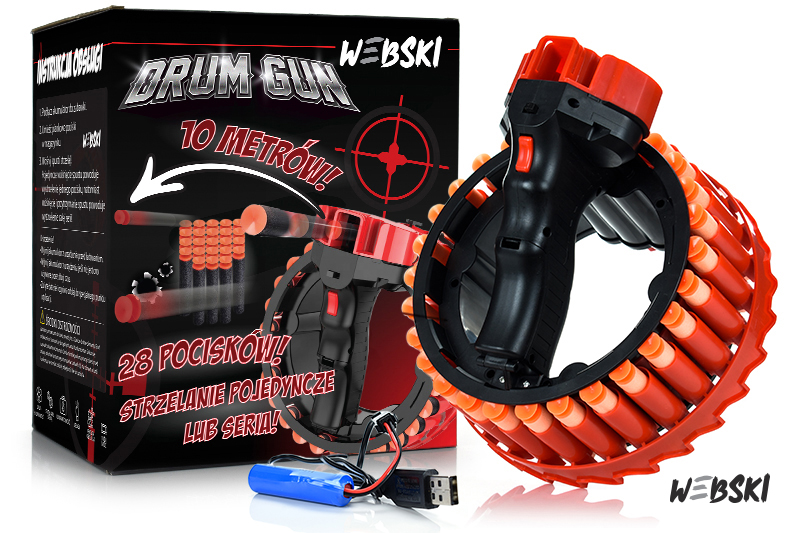 WYRZUTNIA KARABIN AUTOMAT NA PIANKOWE STRZAŁKI Efekty brak